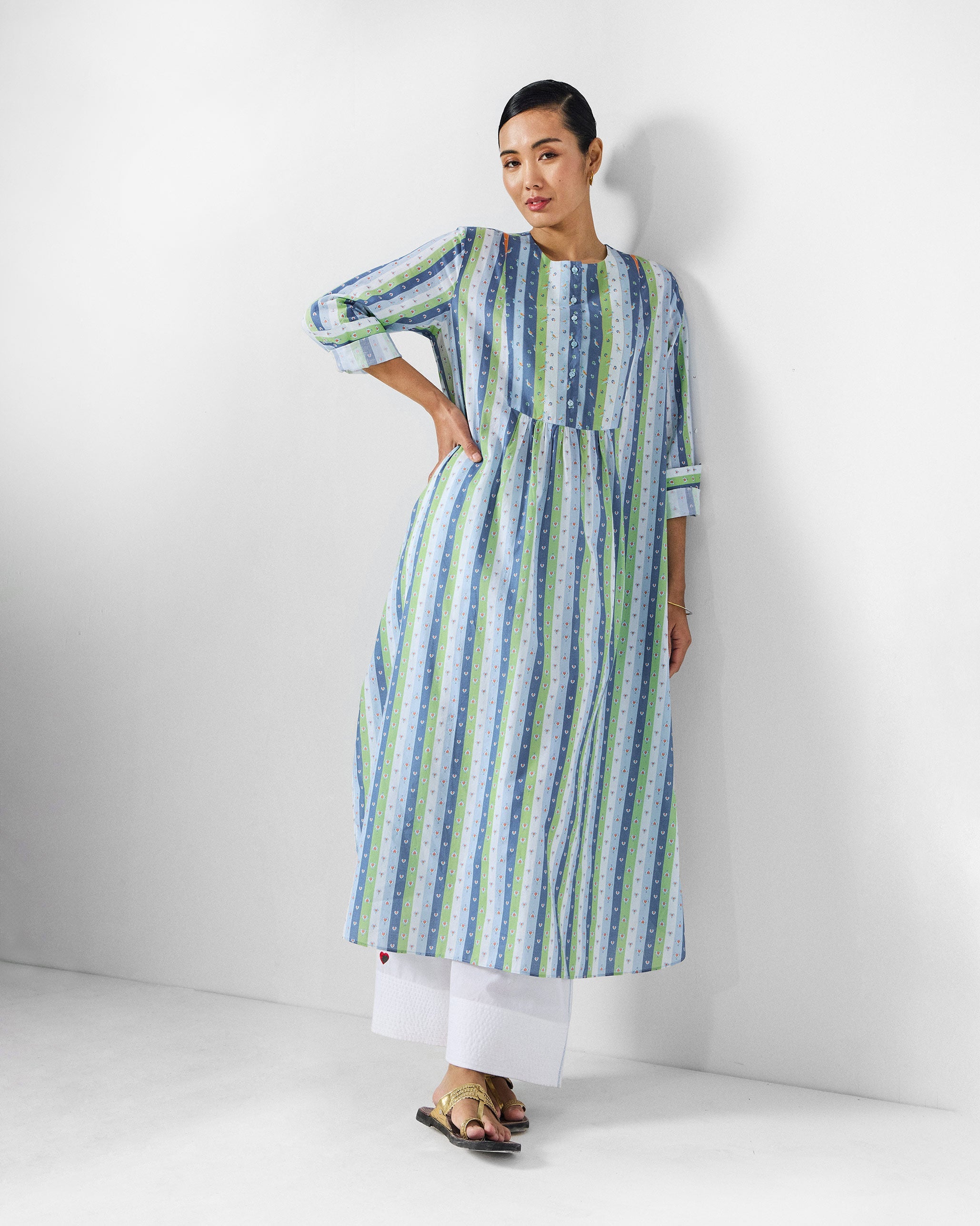 Imke Kurta - Multicoloured Printed
