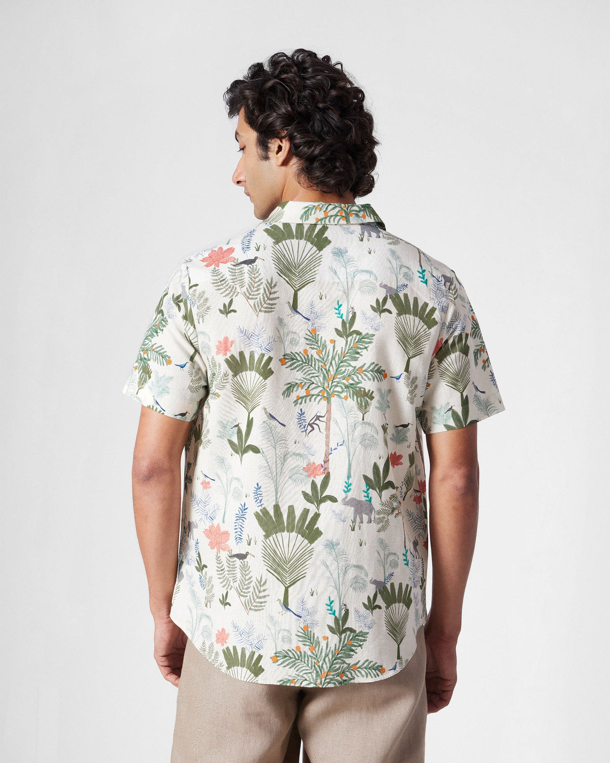 Half Sleeve Shirt - Multicolour Printed