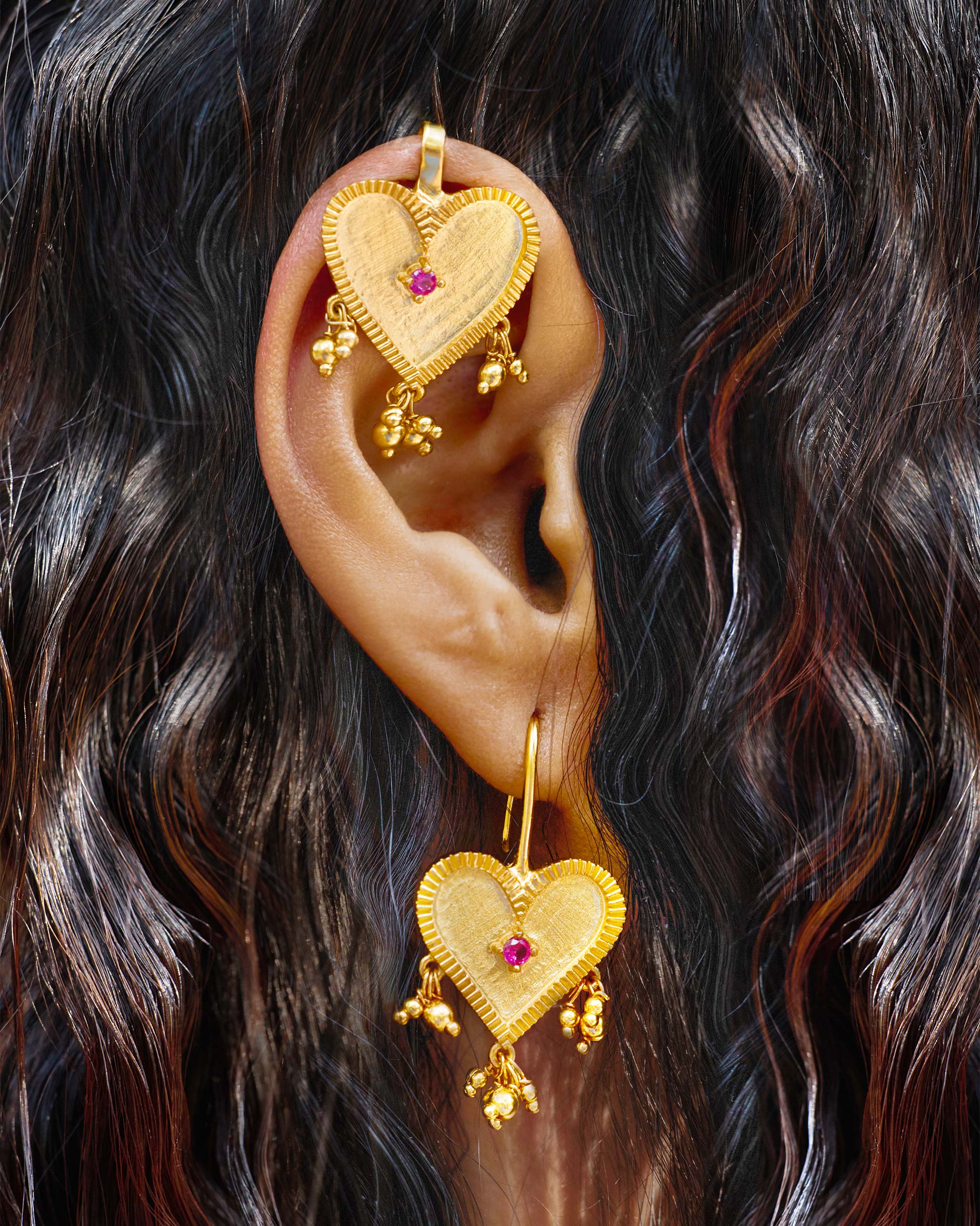 Little Heart Bugadi - Gold