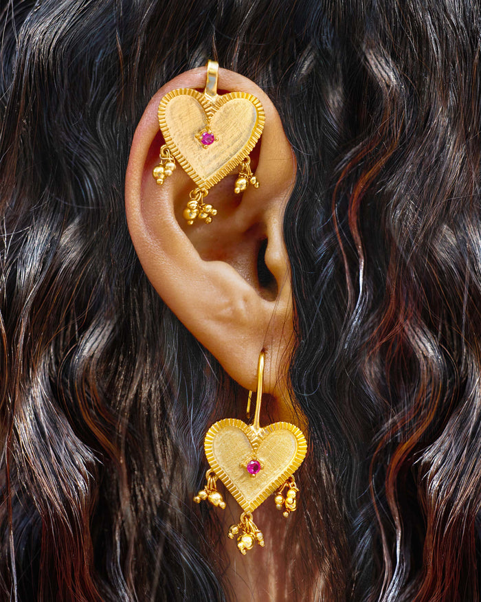 Little Heart Bugadi - Gold