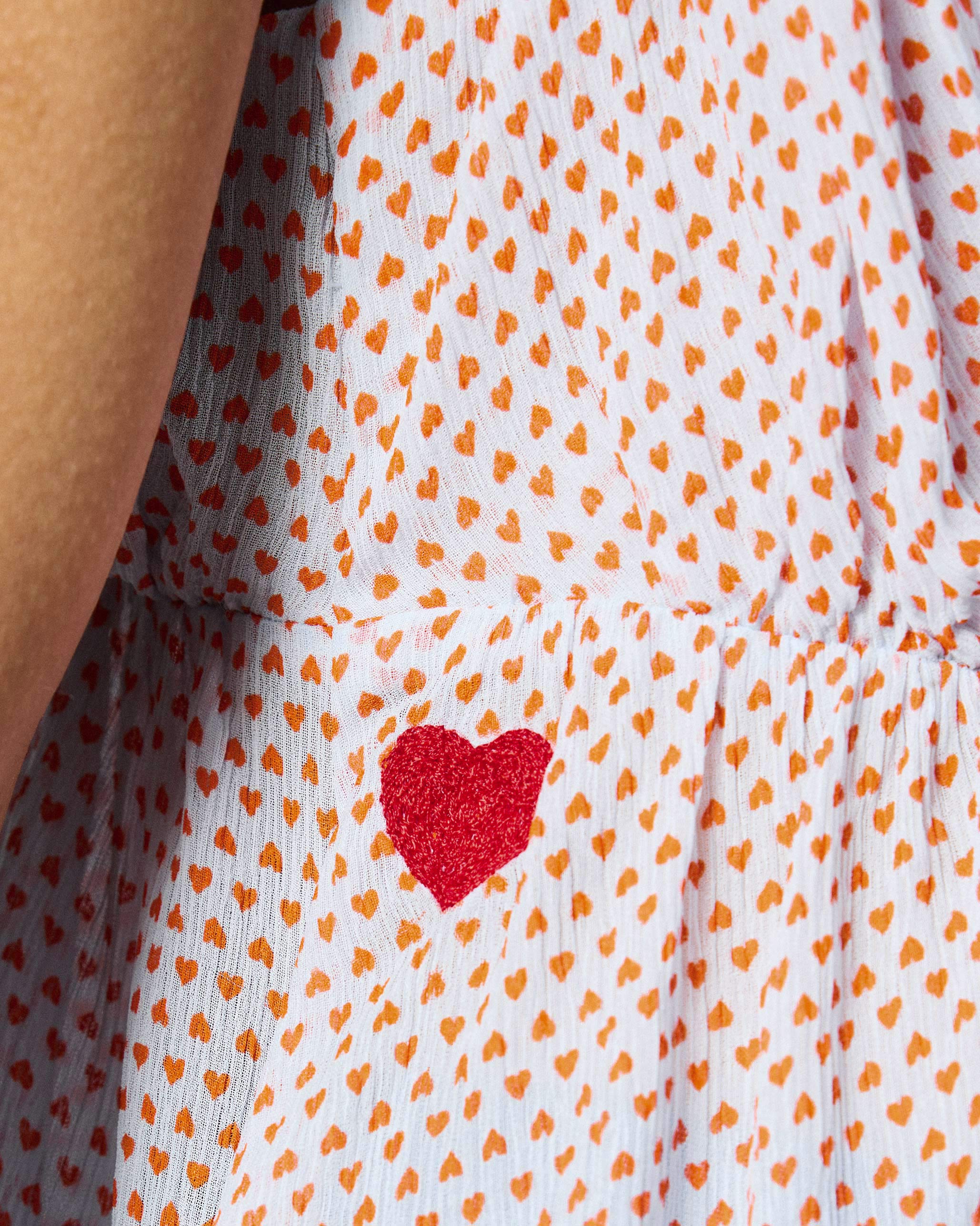 Sira Top - Blue Printed