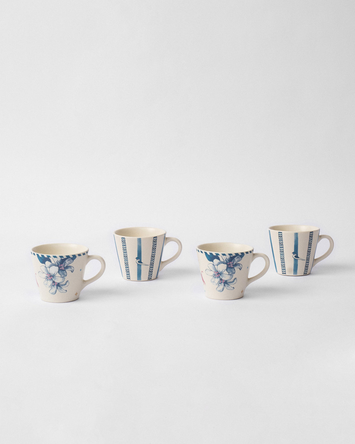 River Tiger Espresso Mug - Set of 4
