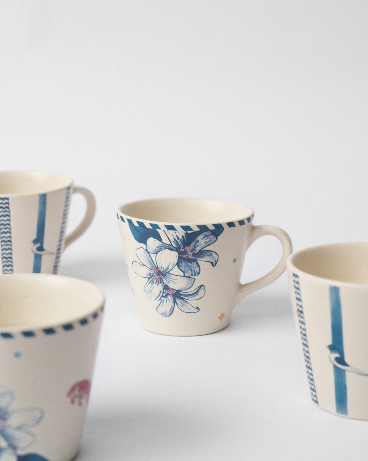 River Tiger Espresso Mug - Set of 4