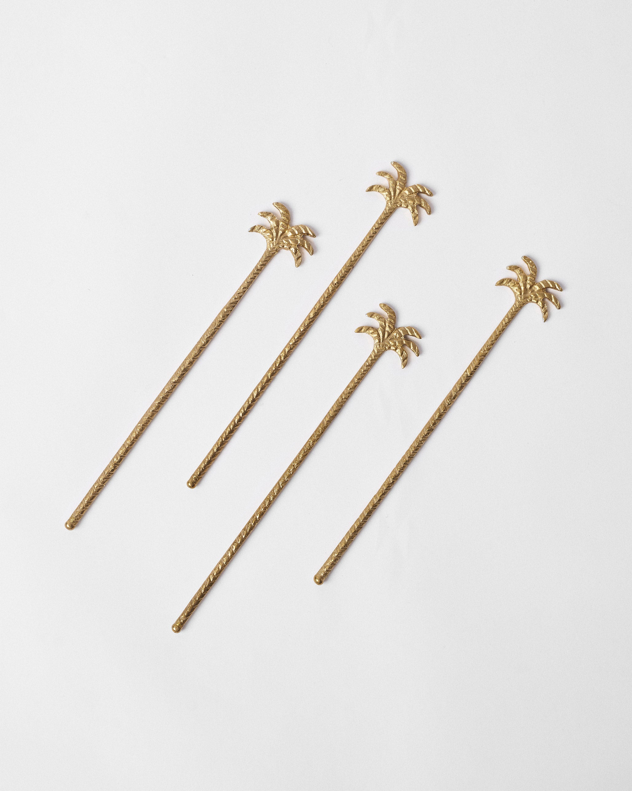 Palm Stirrers - Set of 4