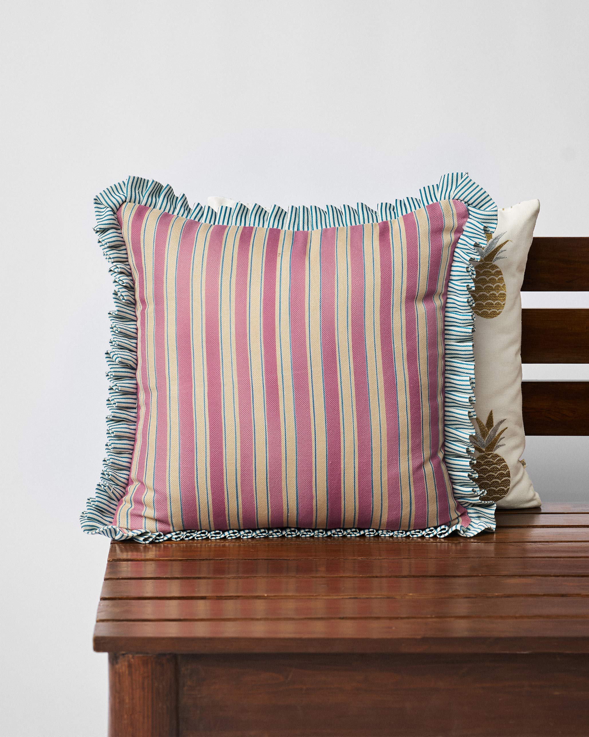 Deer Dance Cushion -Pink