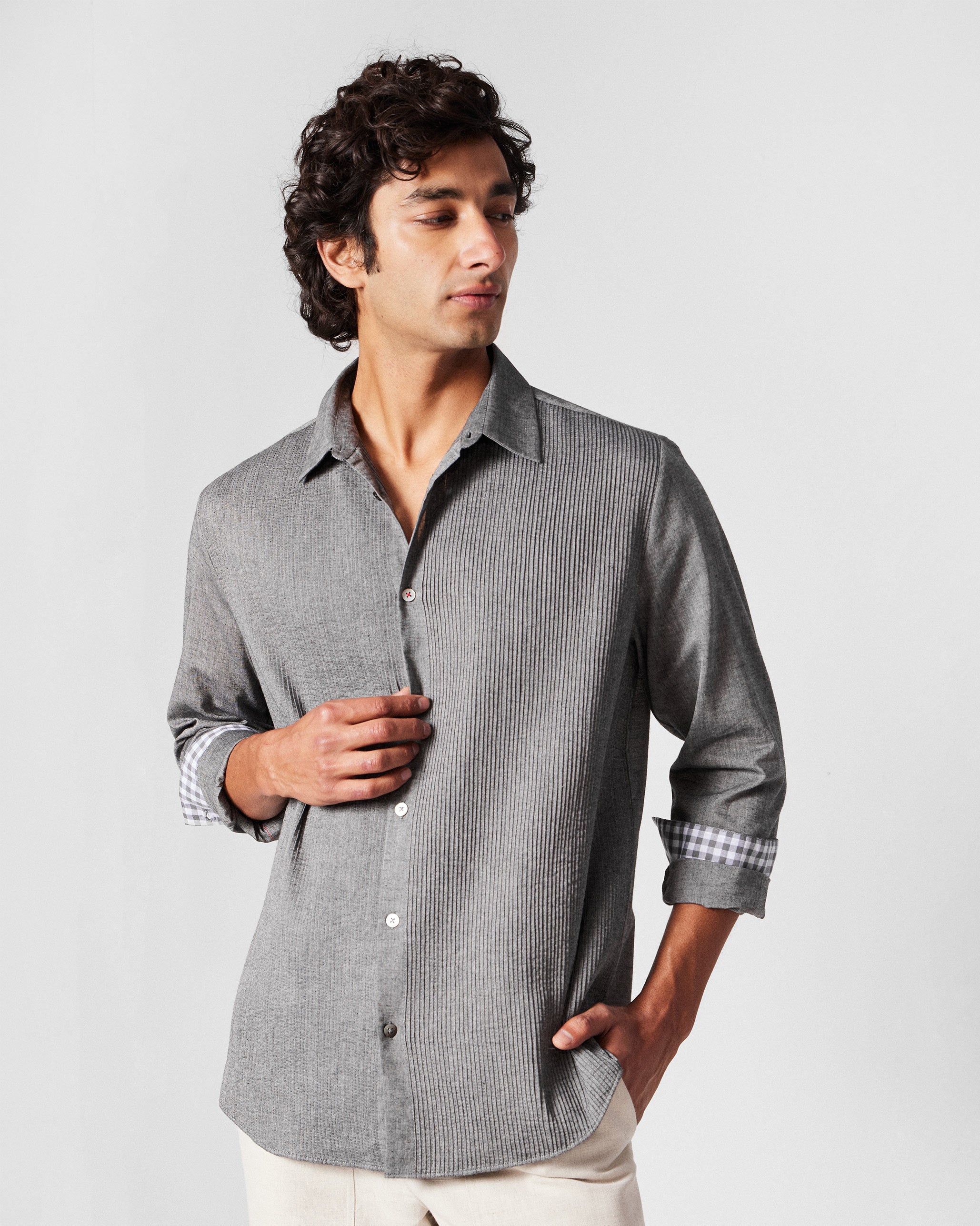 Nava Shirt - Charcoal
