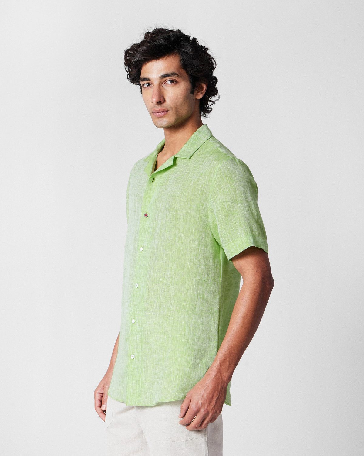 Mistari Shirt - Light Green