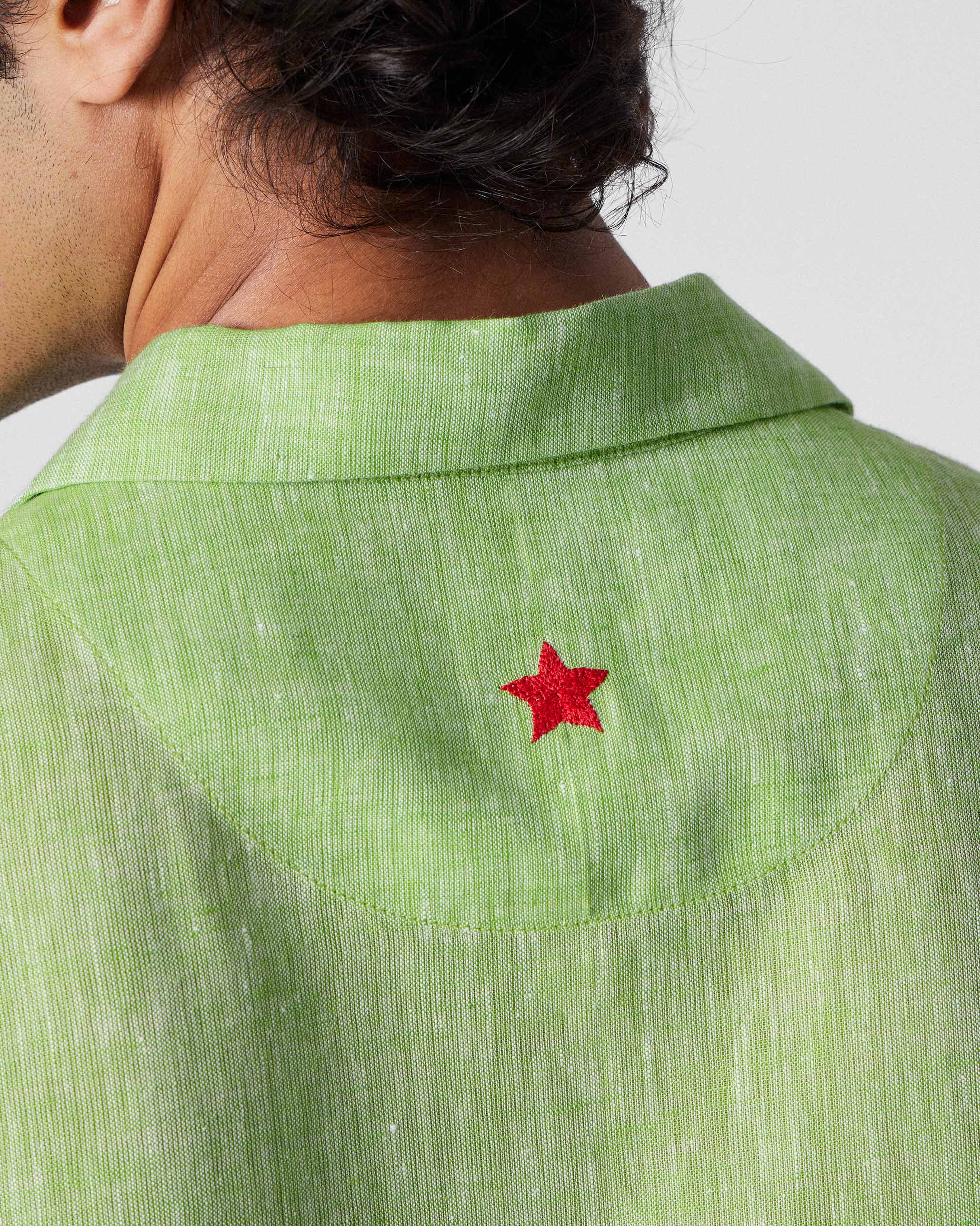 Mistari Shirt - Light Green
