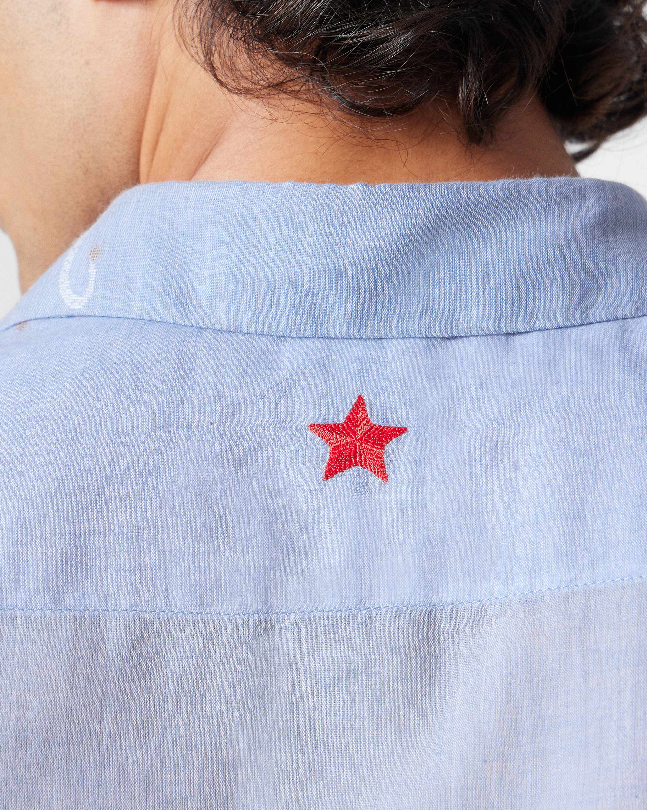 Half Sleeve Shirt - Light Blue