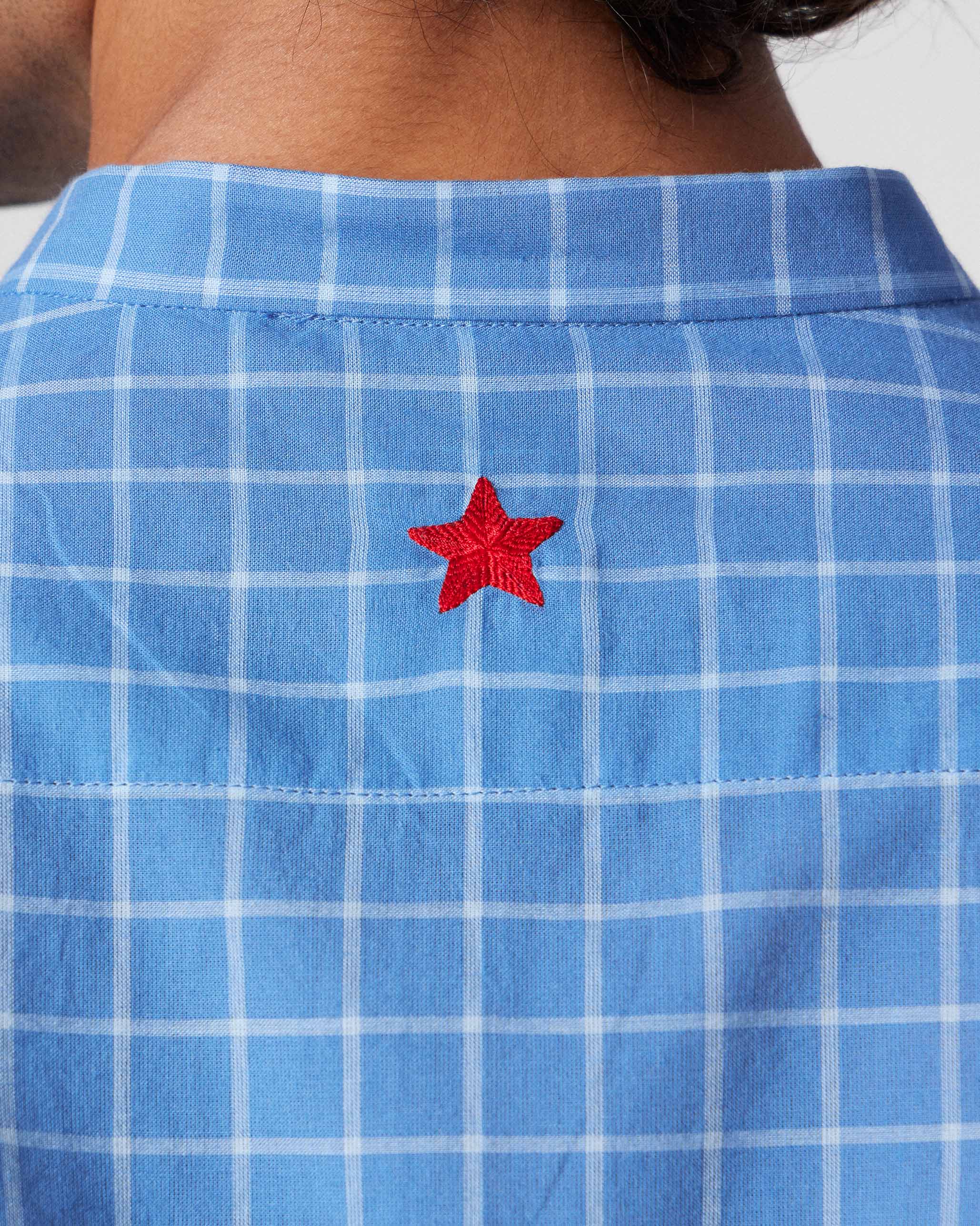 Nysa Kurta - Riverside Blue Checks