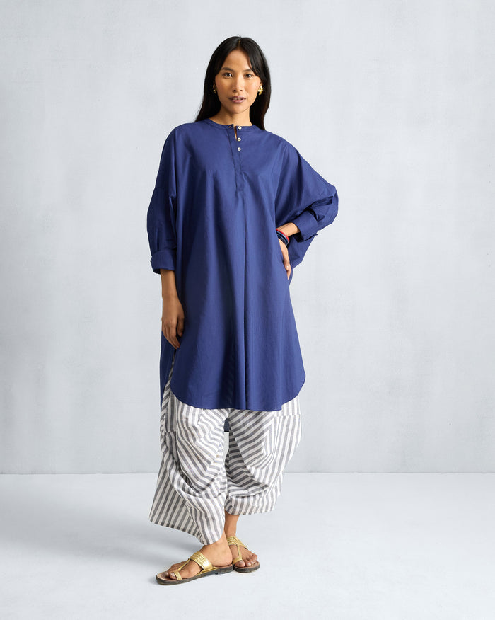 Lazy Sunday Tunic - Ink Blue