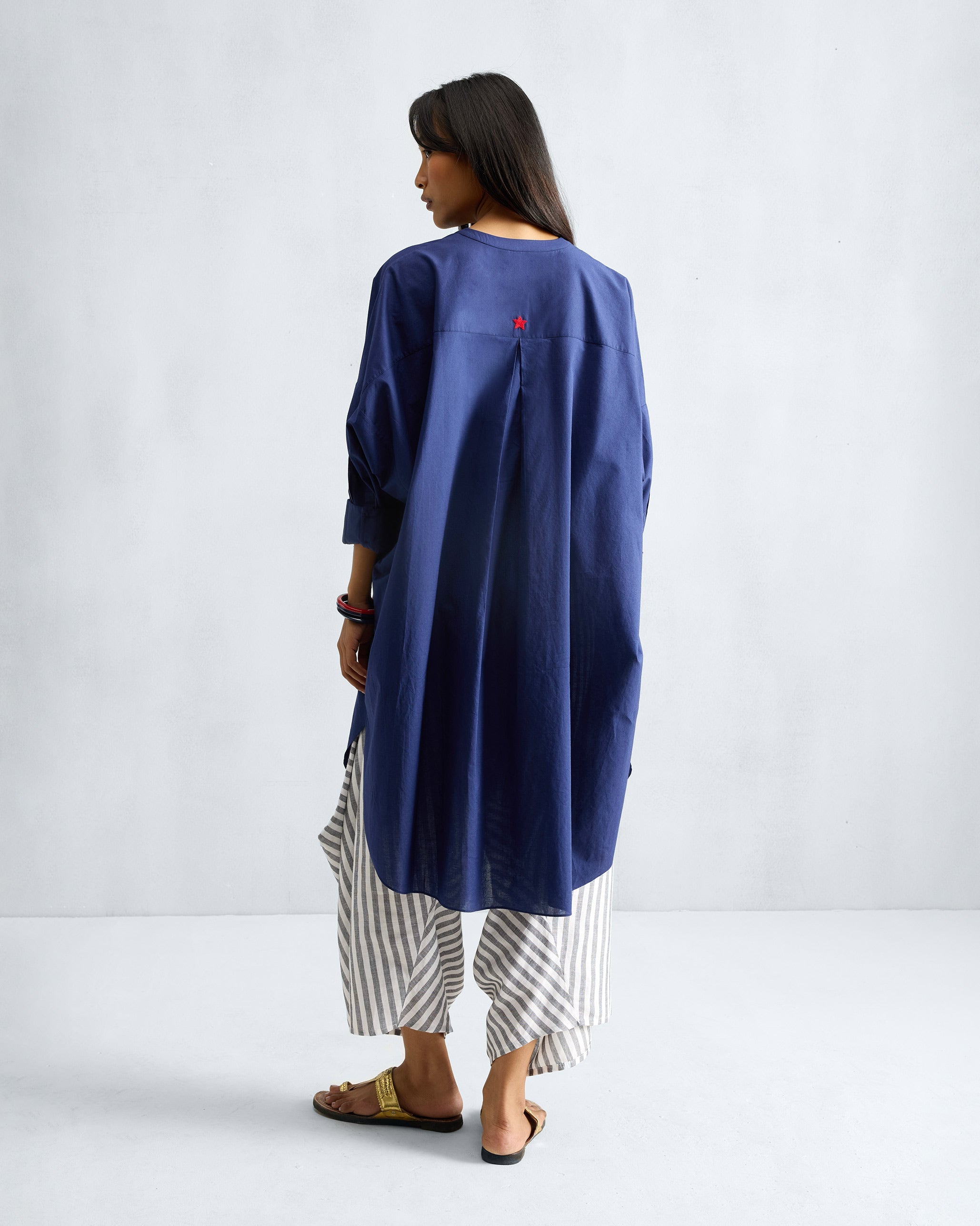 Lazy Sunday Tunic - Ink Blue