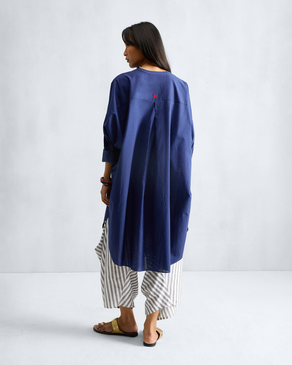 Lazy Sunday Tunic - Ink Blue