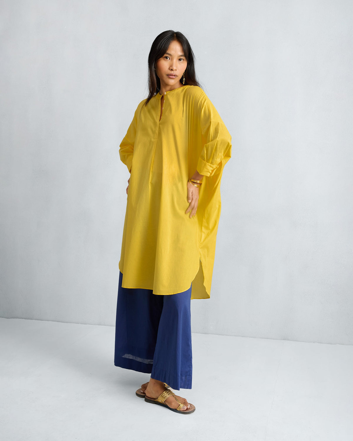 Lazy Sunday Tunic - Yellow