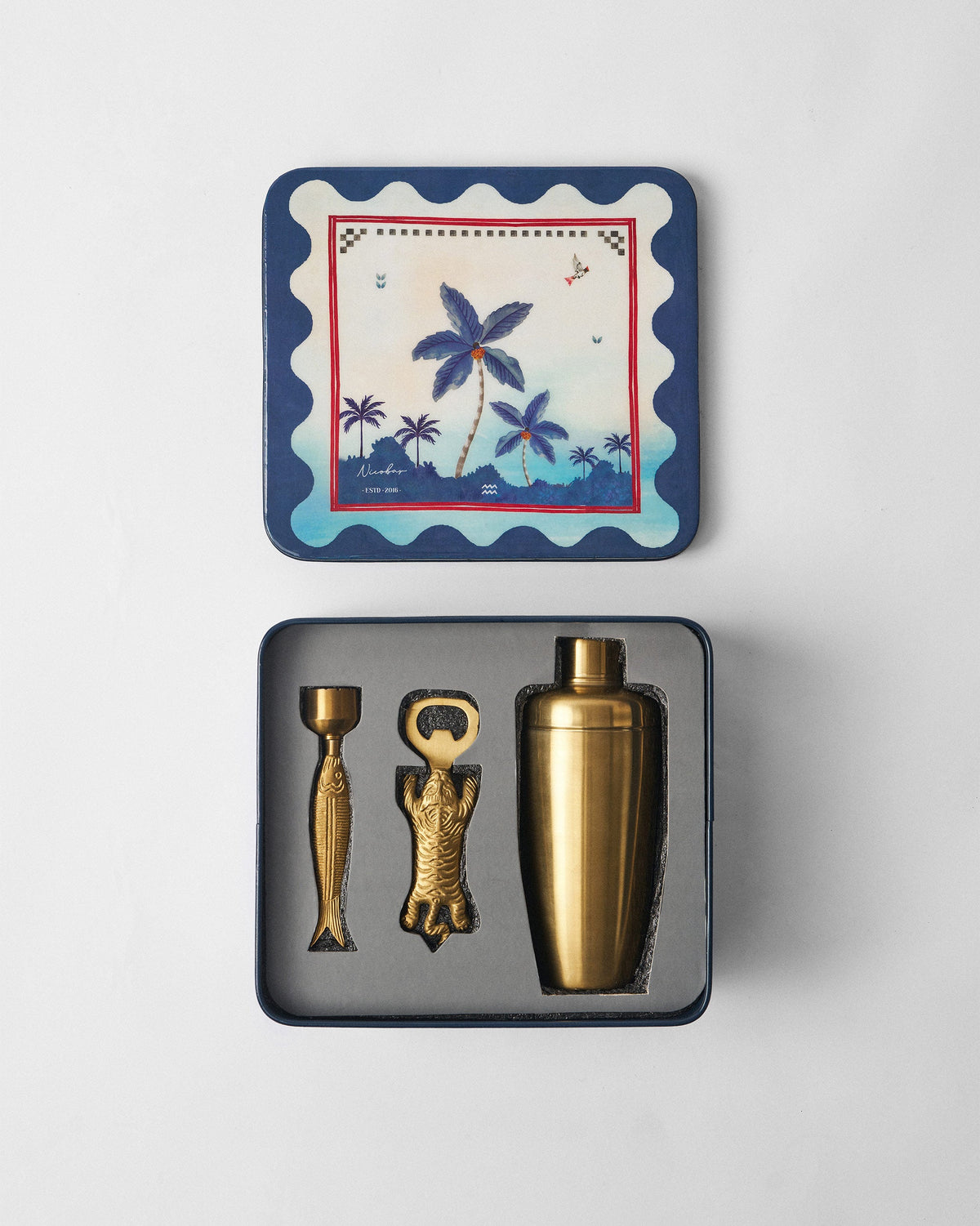 Kandy Stripes Barware Gift Set