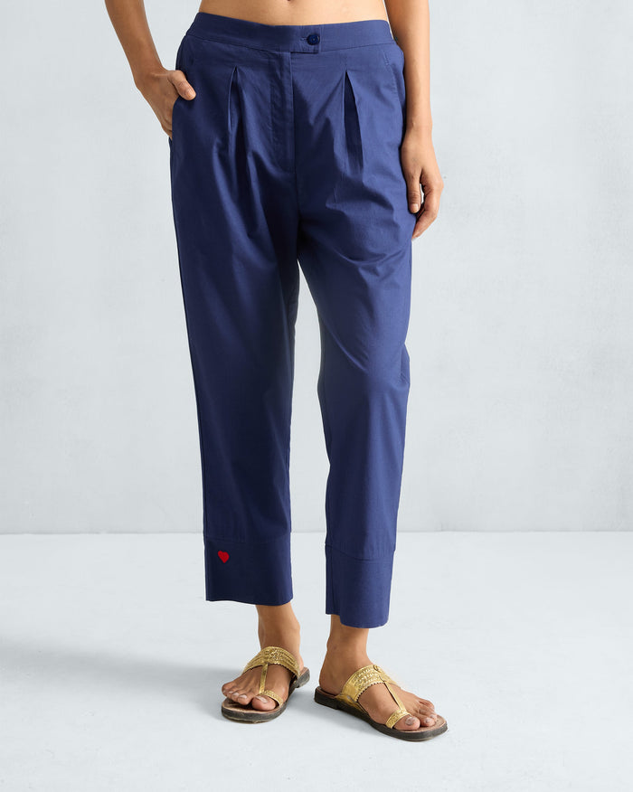Narrow Pants - Ink Blue