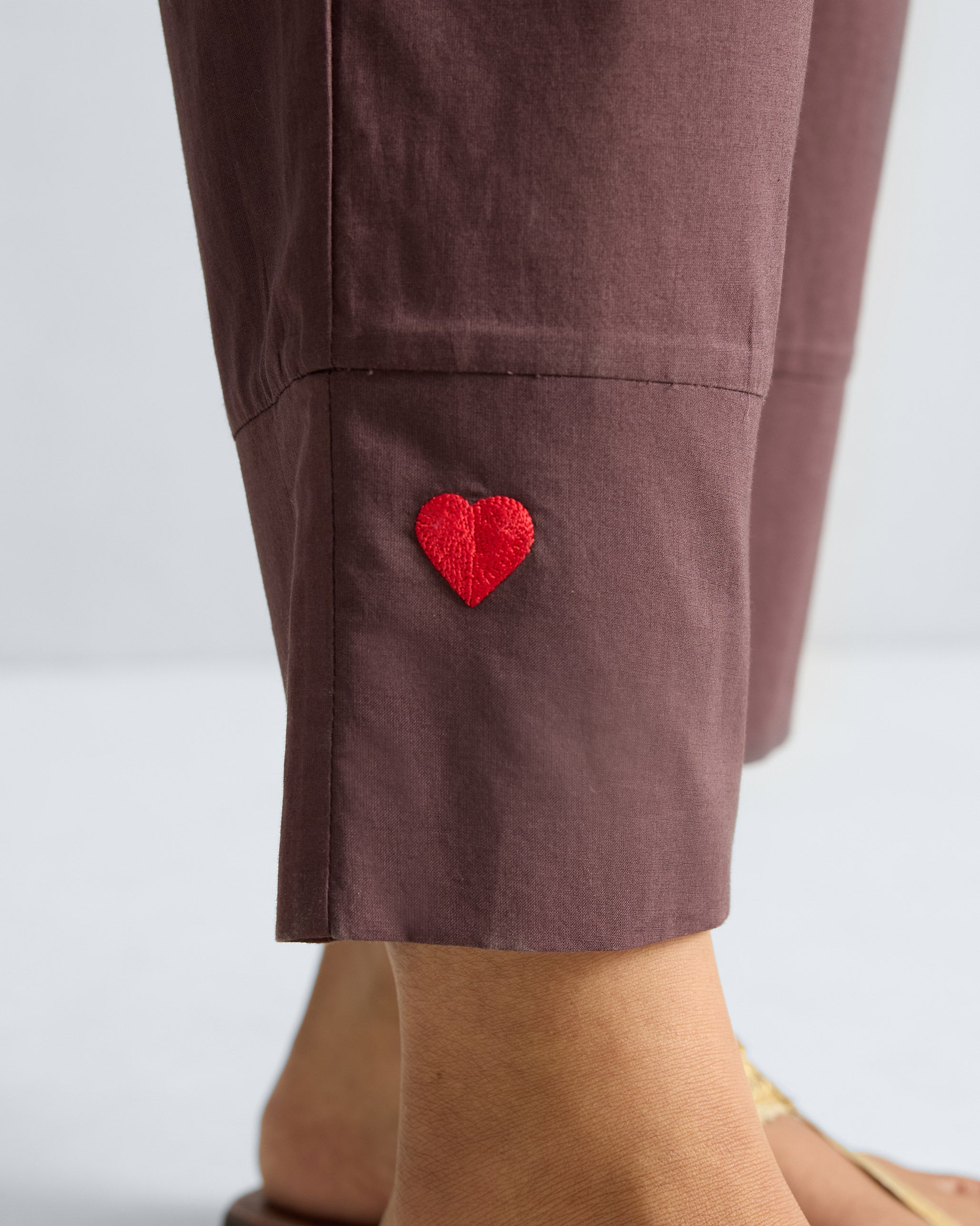 Narrow Pants - Chocolate Plum