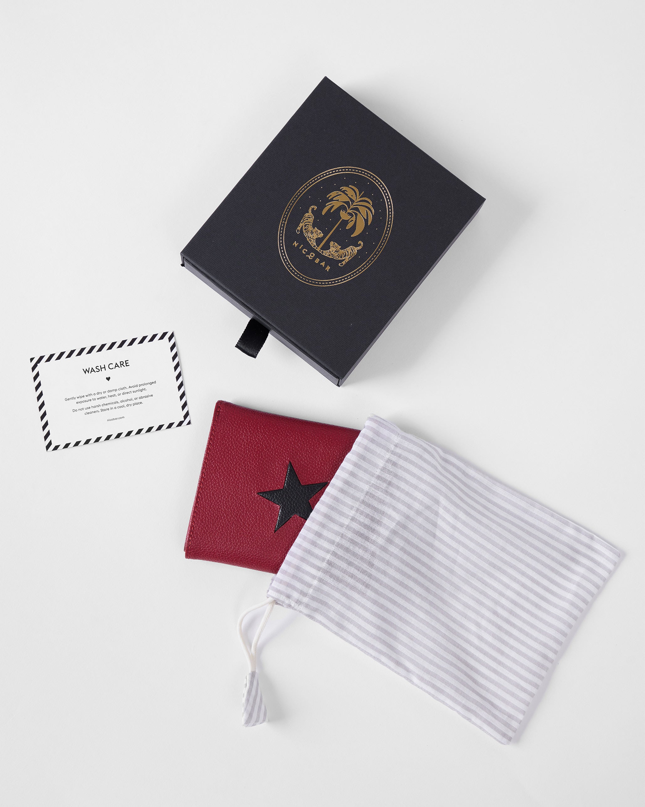 Classic Tri-Fold Wallet - Red