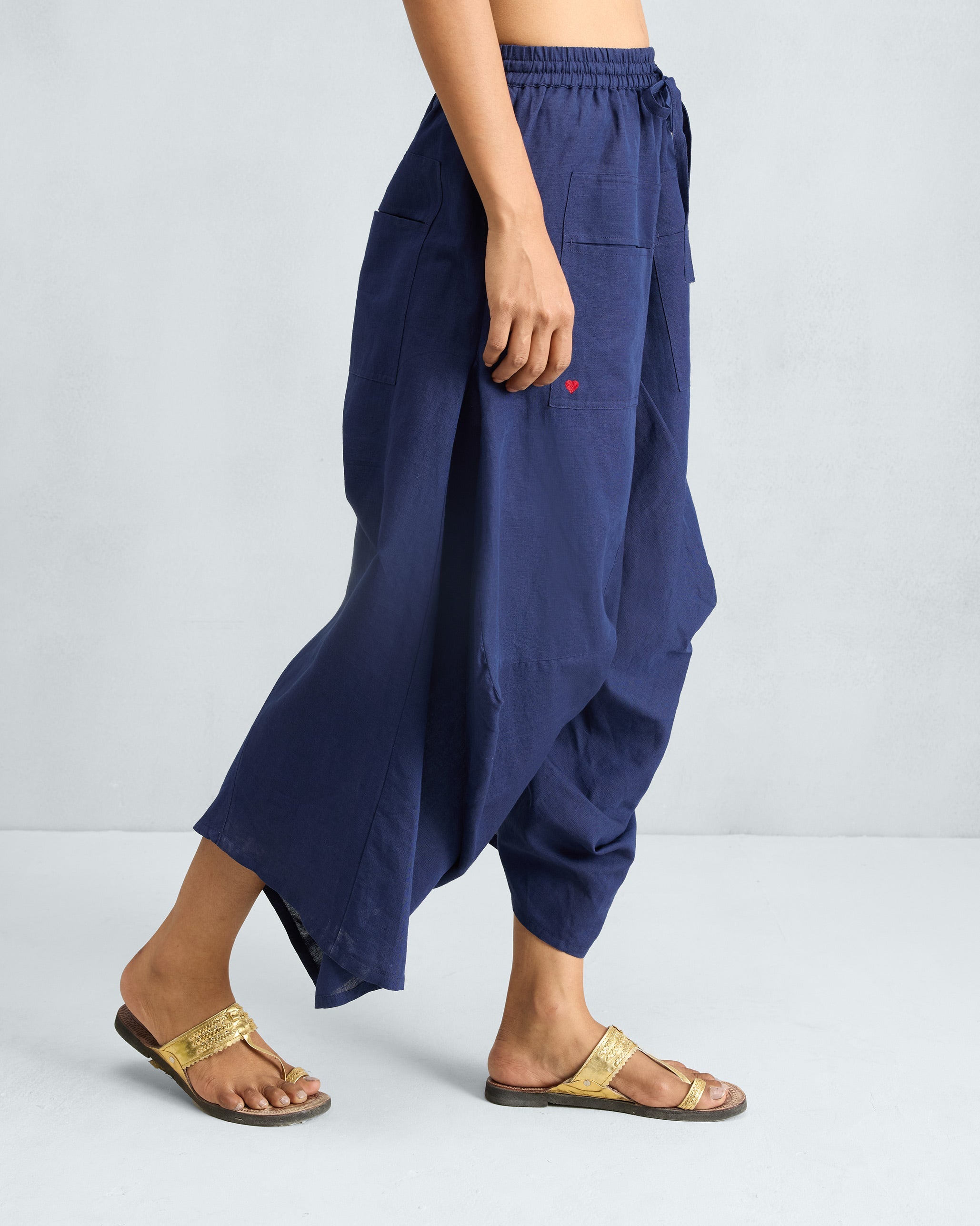 Yoka Trousers - Ink Blue