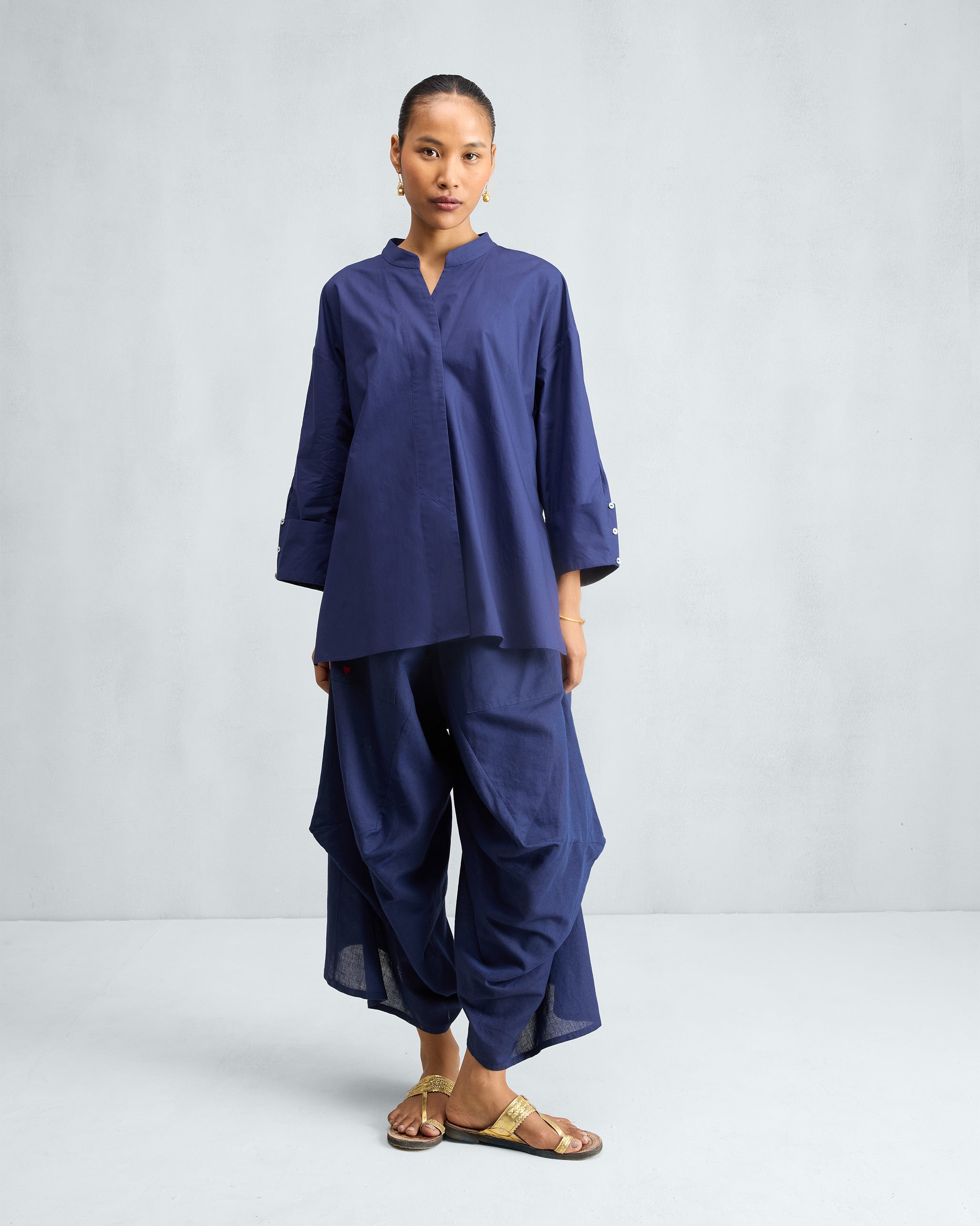 Yoka Trousers - Ink Blue