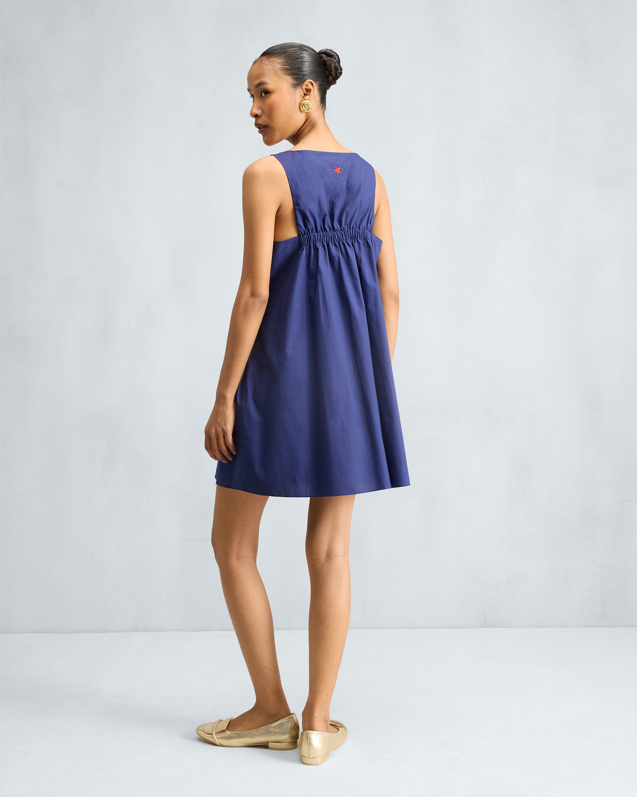 Short Racerback Dress - Ink Blue