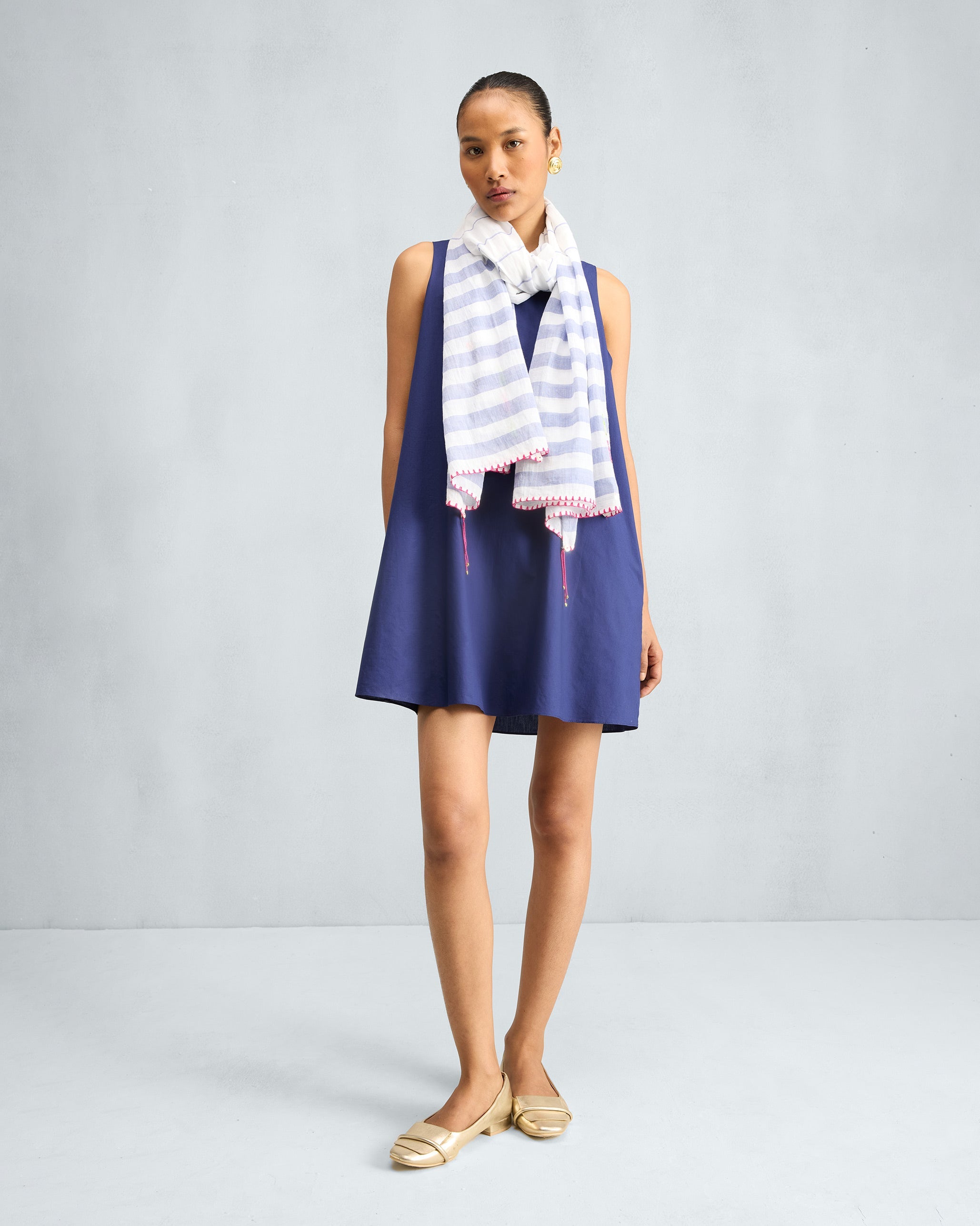 Short Racerback Dress - Ink Blue