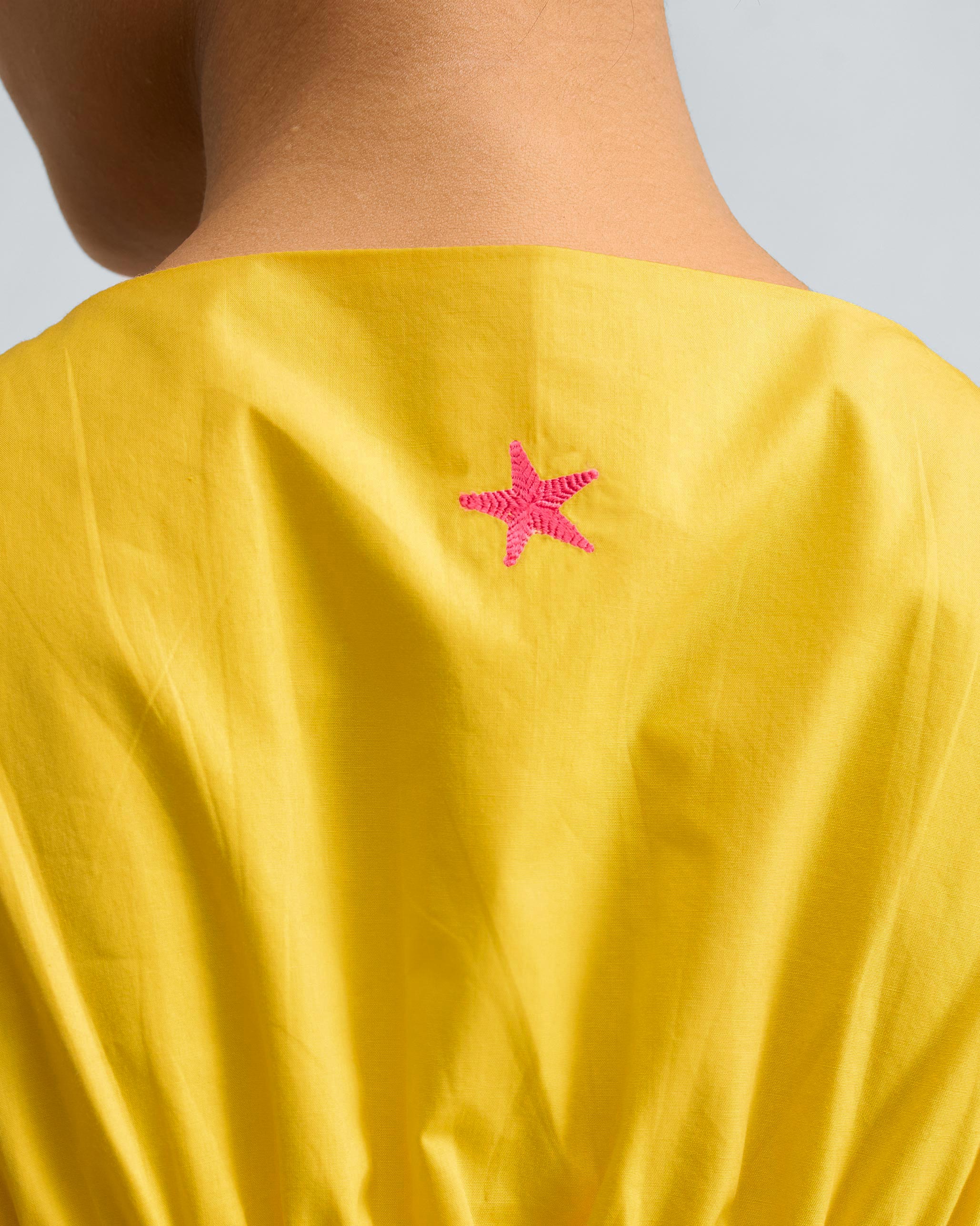 Short Racerback Dress - Yellow