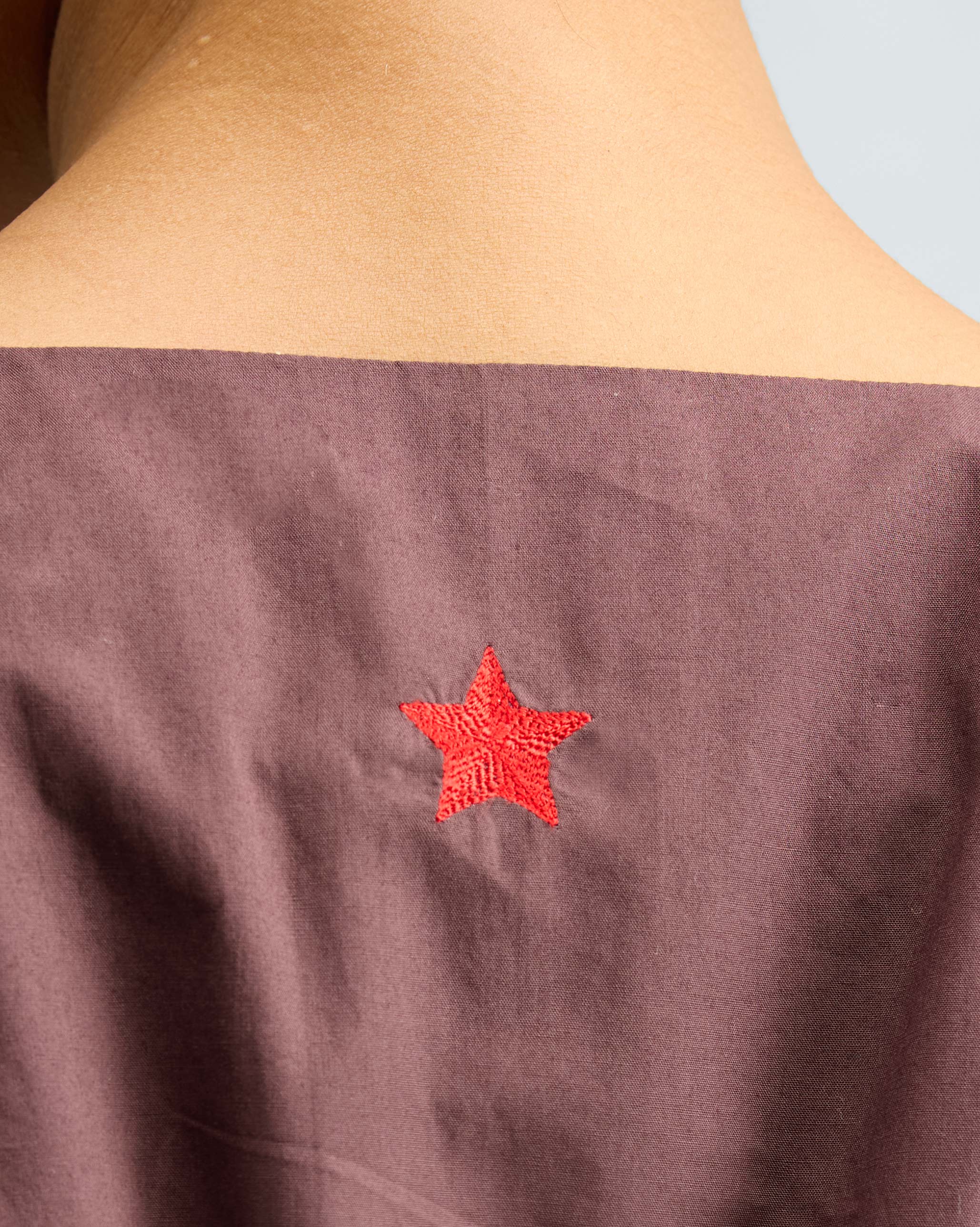 Short Racerback Dress - Chocolate Plum