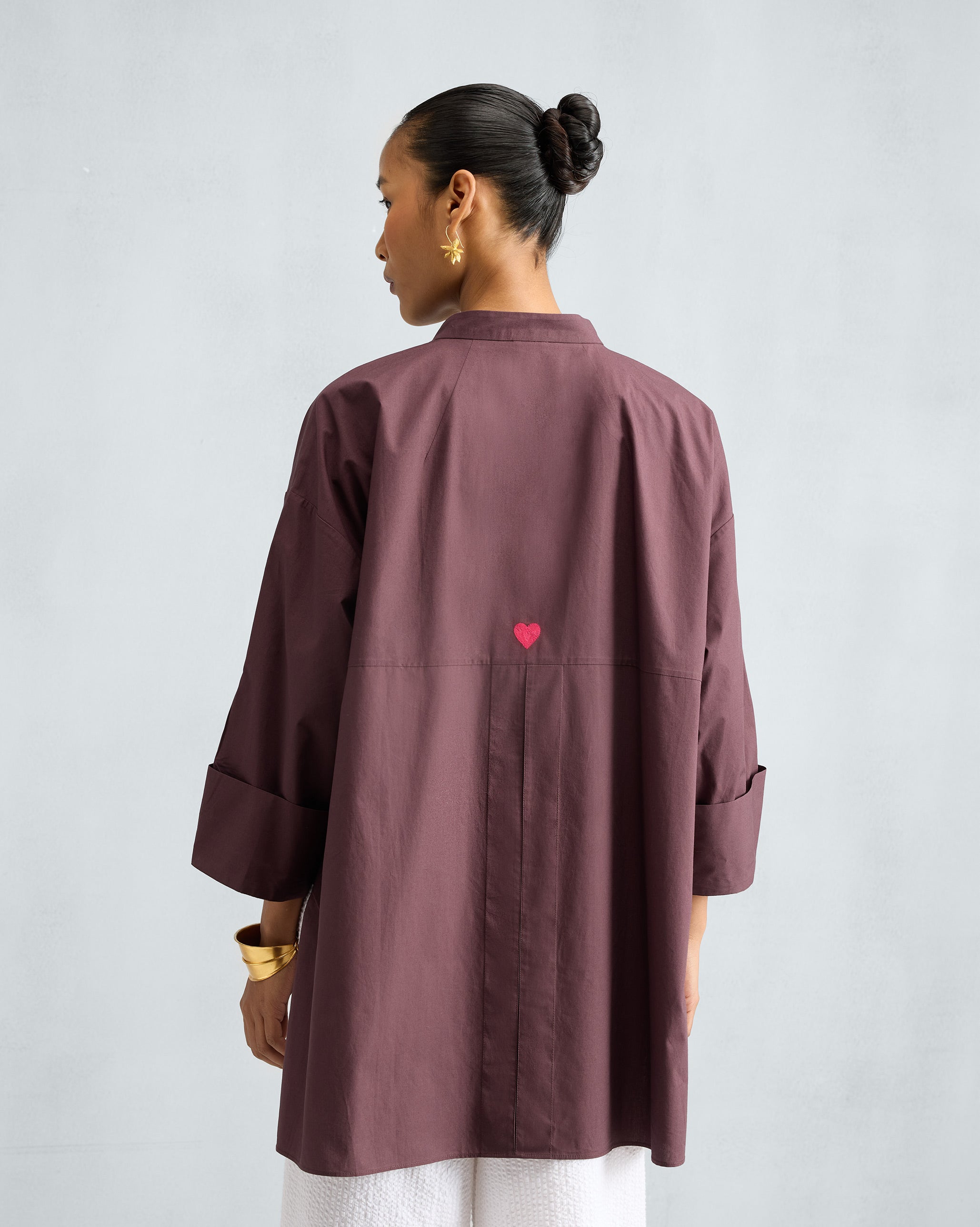 Cirrus Shirt - Chocolate Plum