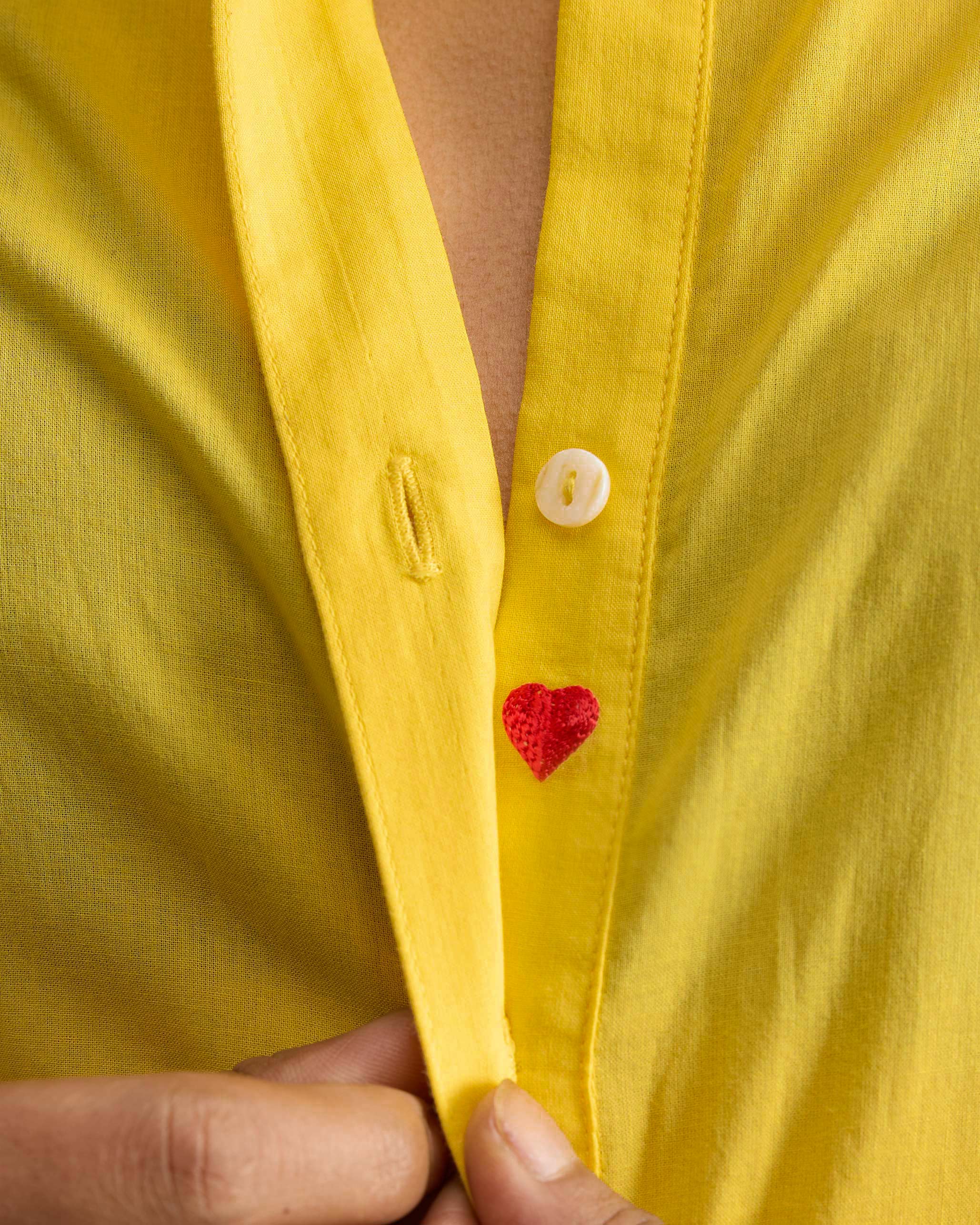 Basic Long Kurta - Yellow