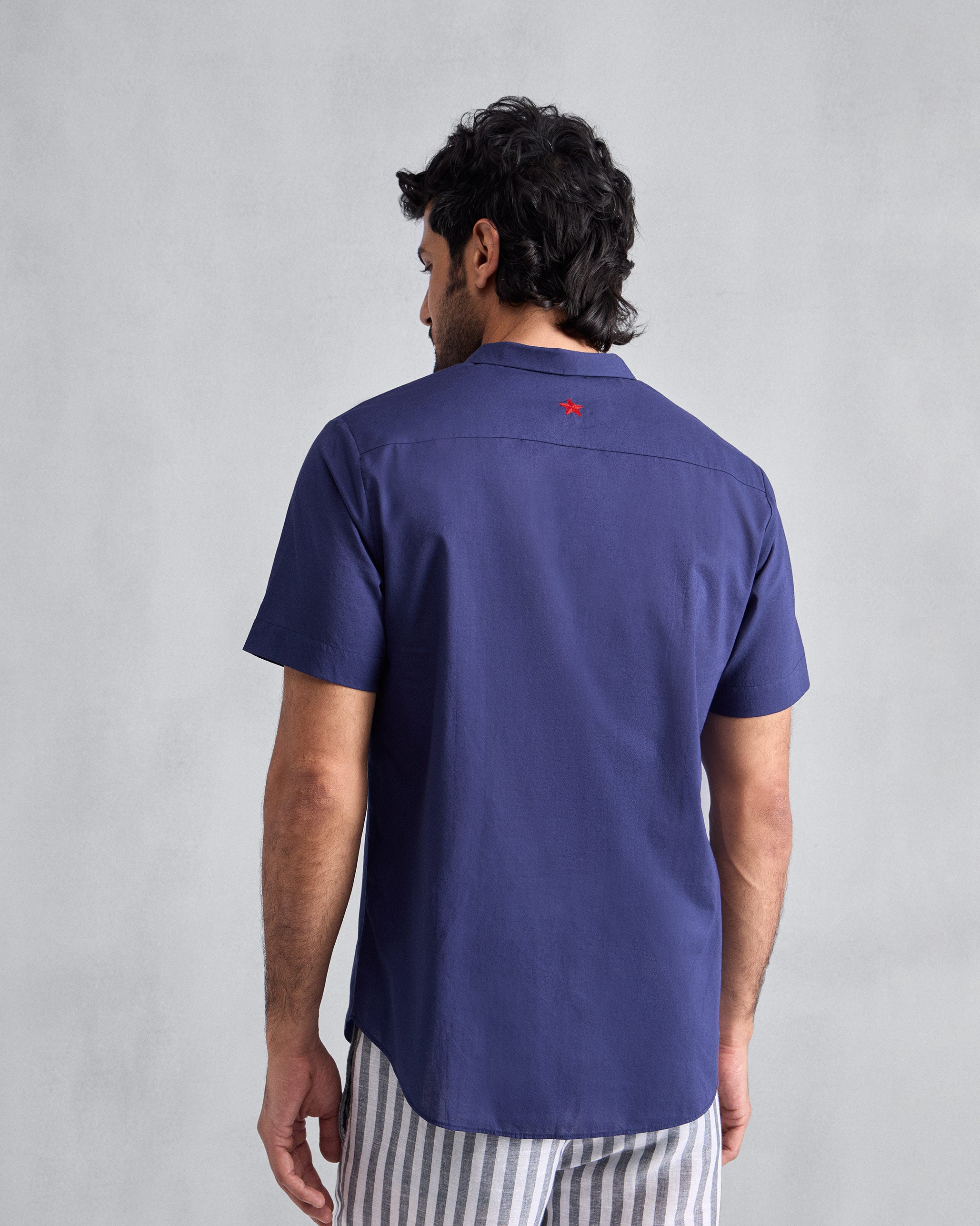 Riverine Shirt - Ink blue