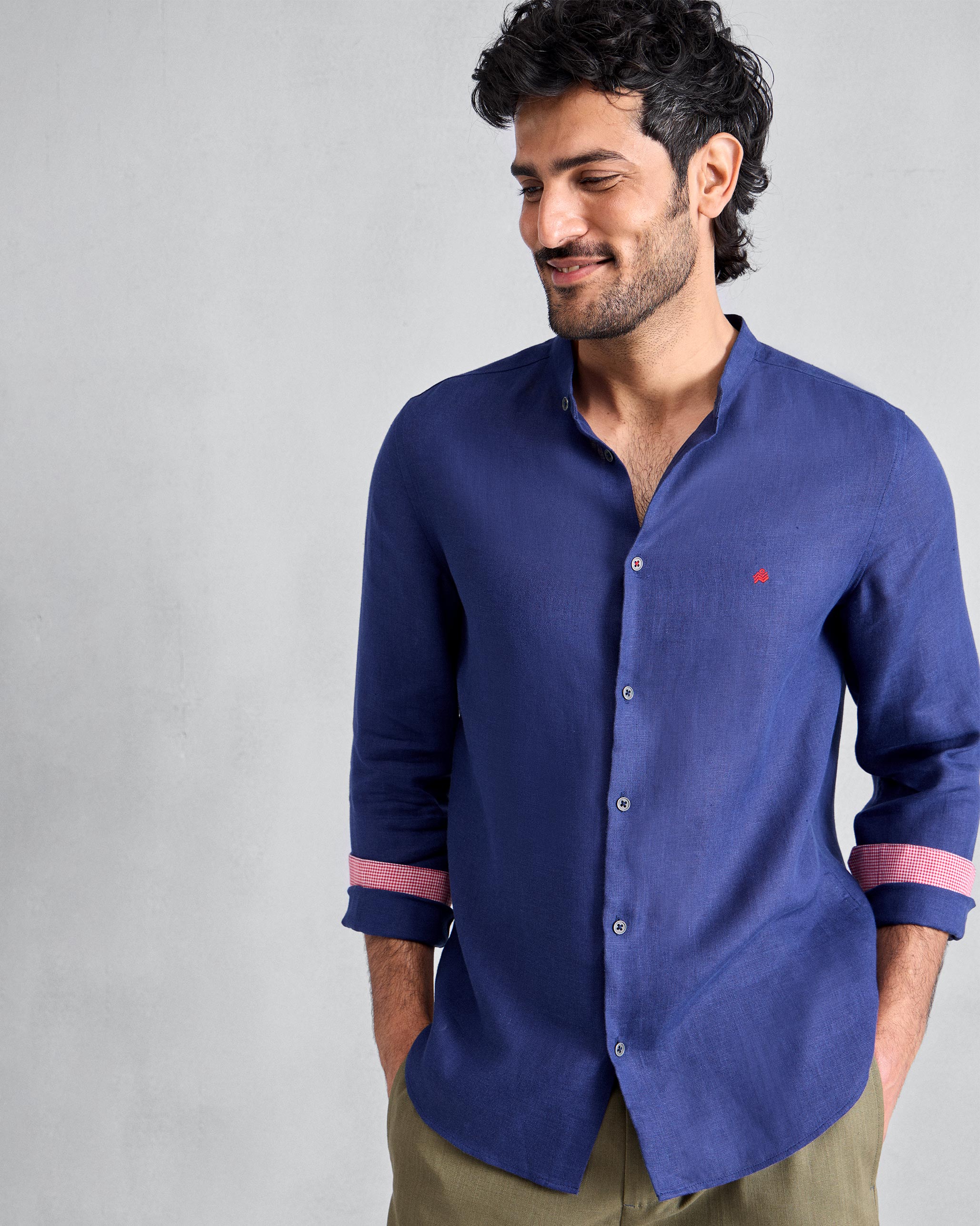 Nawab Shirt - Ink Blue