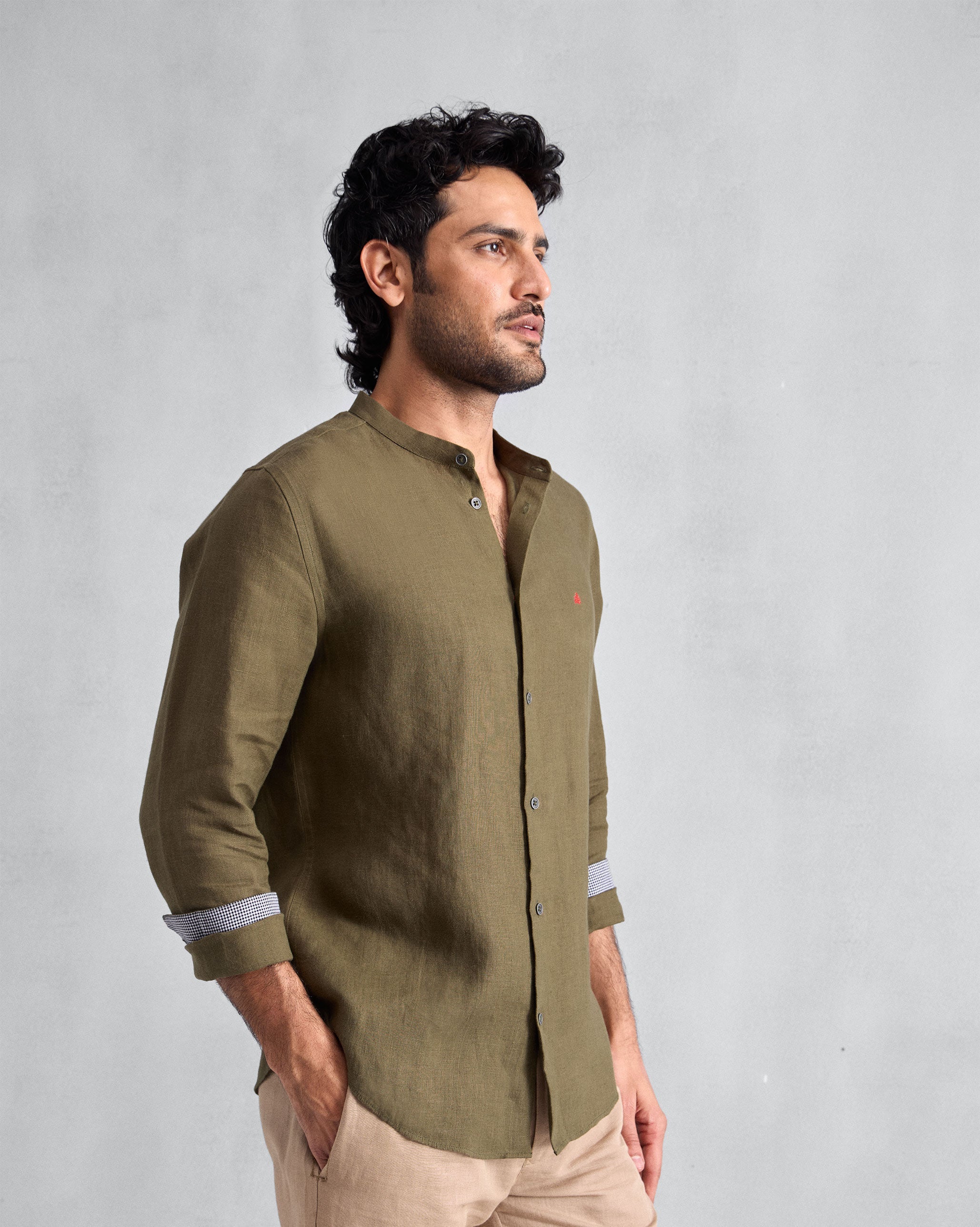 Nawab Shirt - Olive