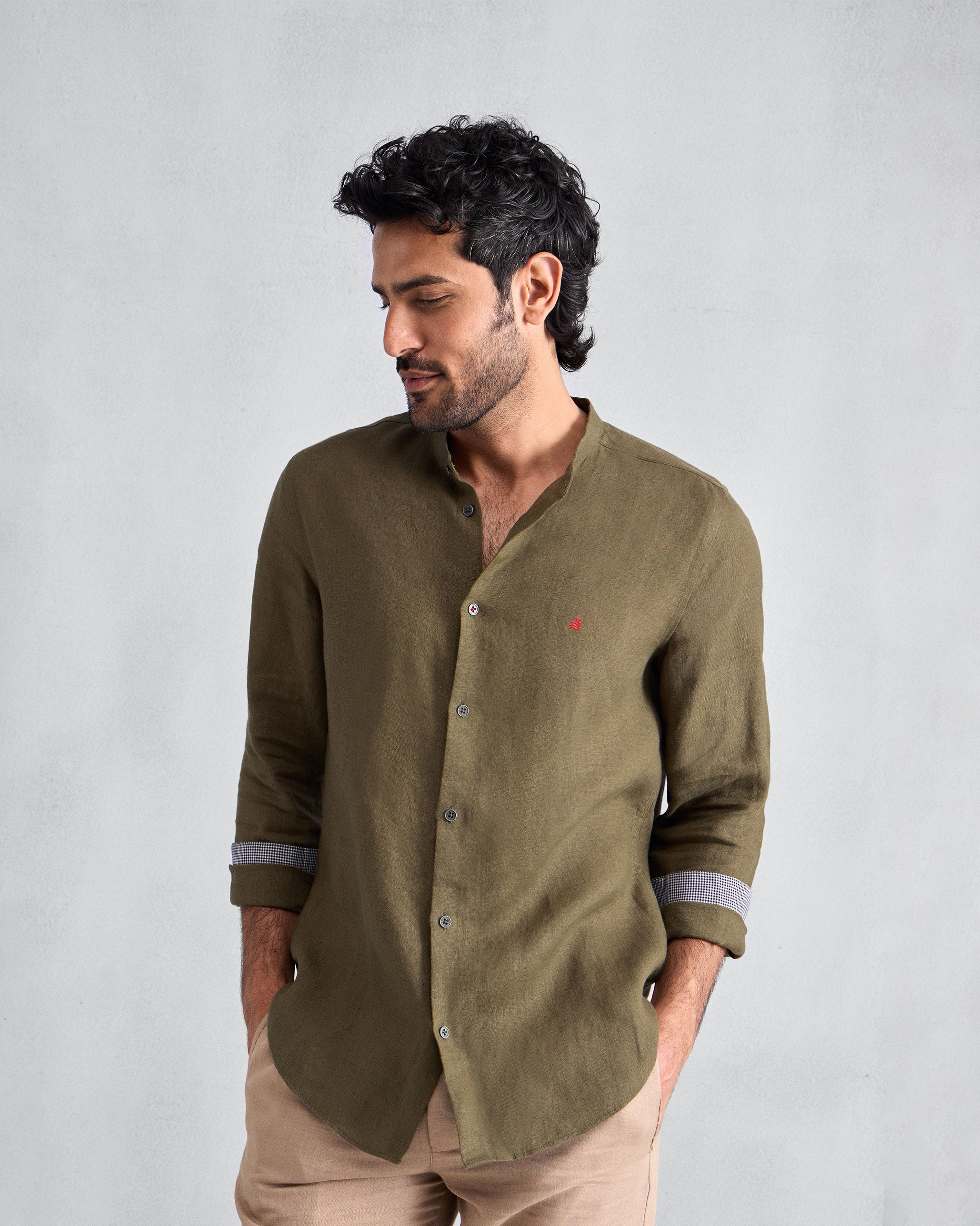 Nawab Shirt - Olive