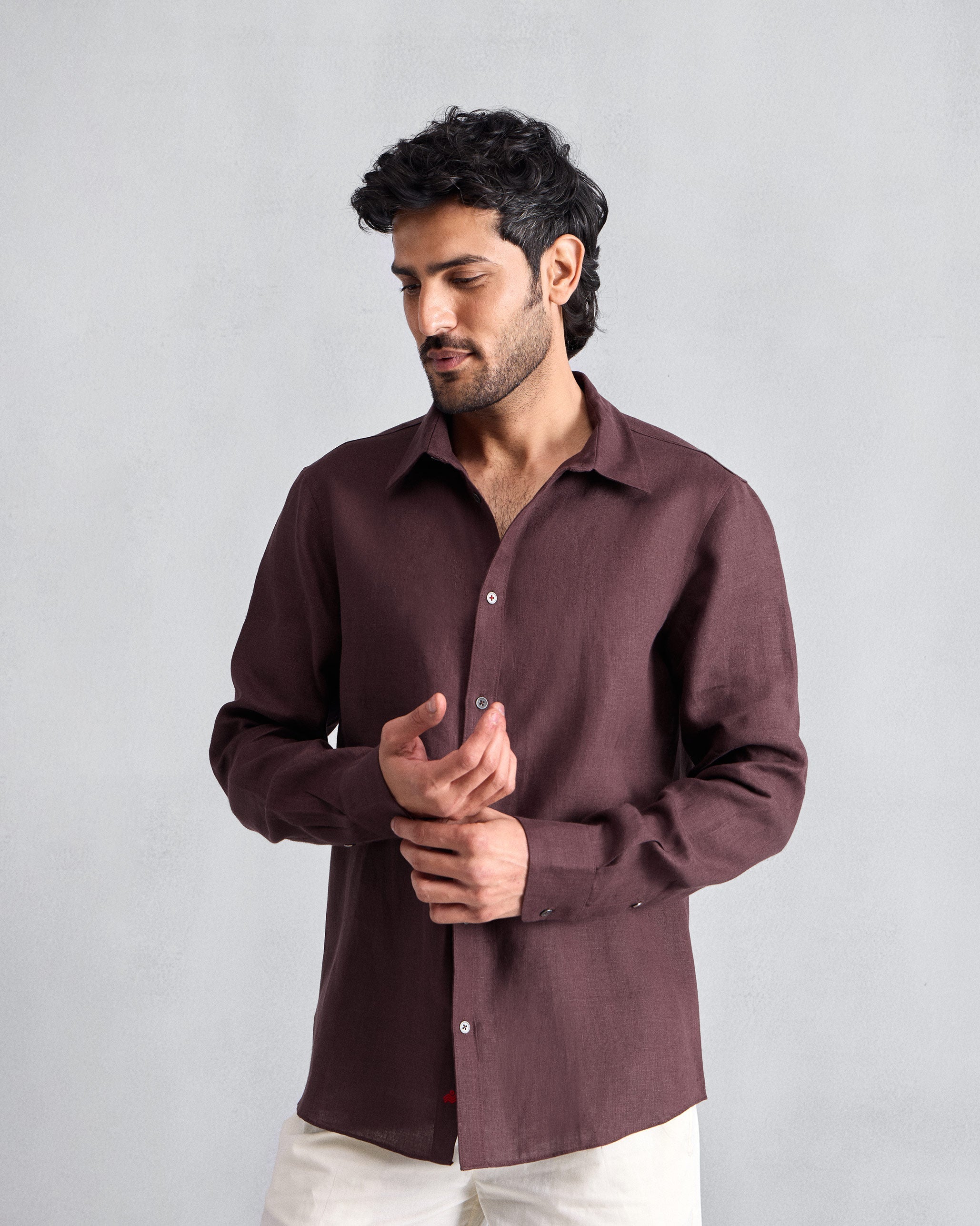 Classic Shirt - Chocolate Plum