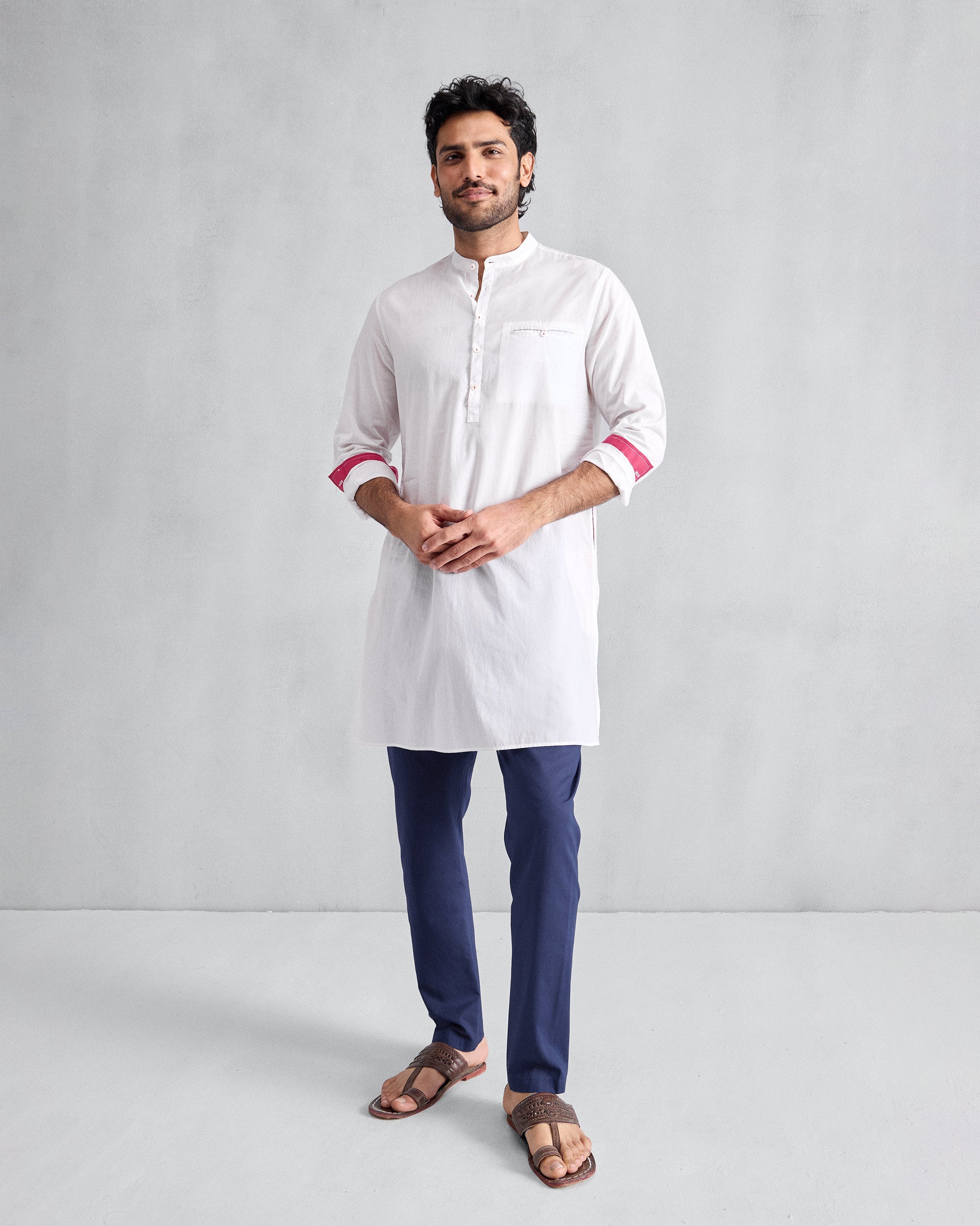 Kurta Pants - Ink Blue
