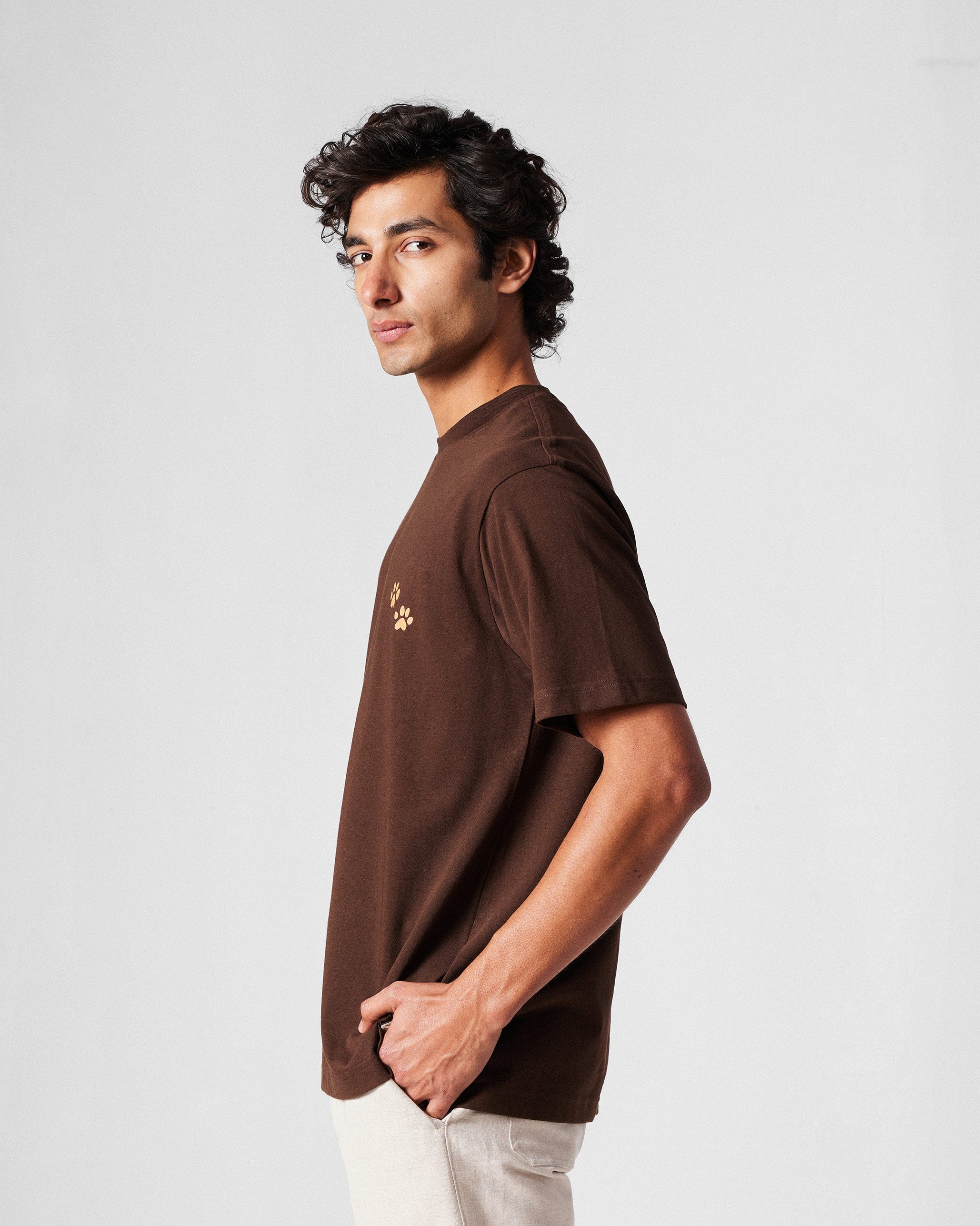 Leap T-Shirt - Brown