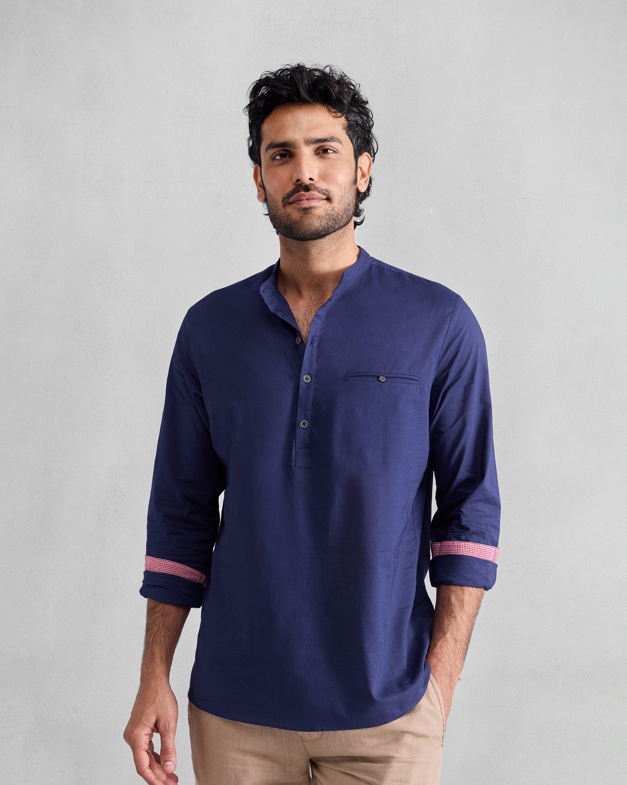 Pondicherry Shirt - Ink Blue