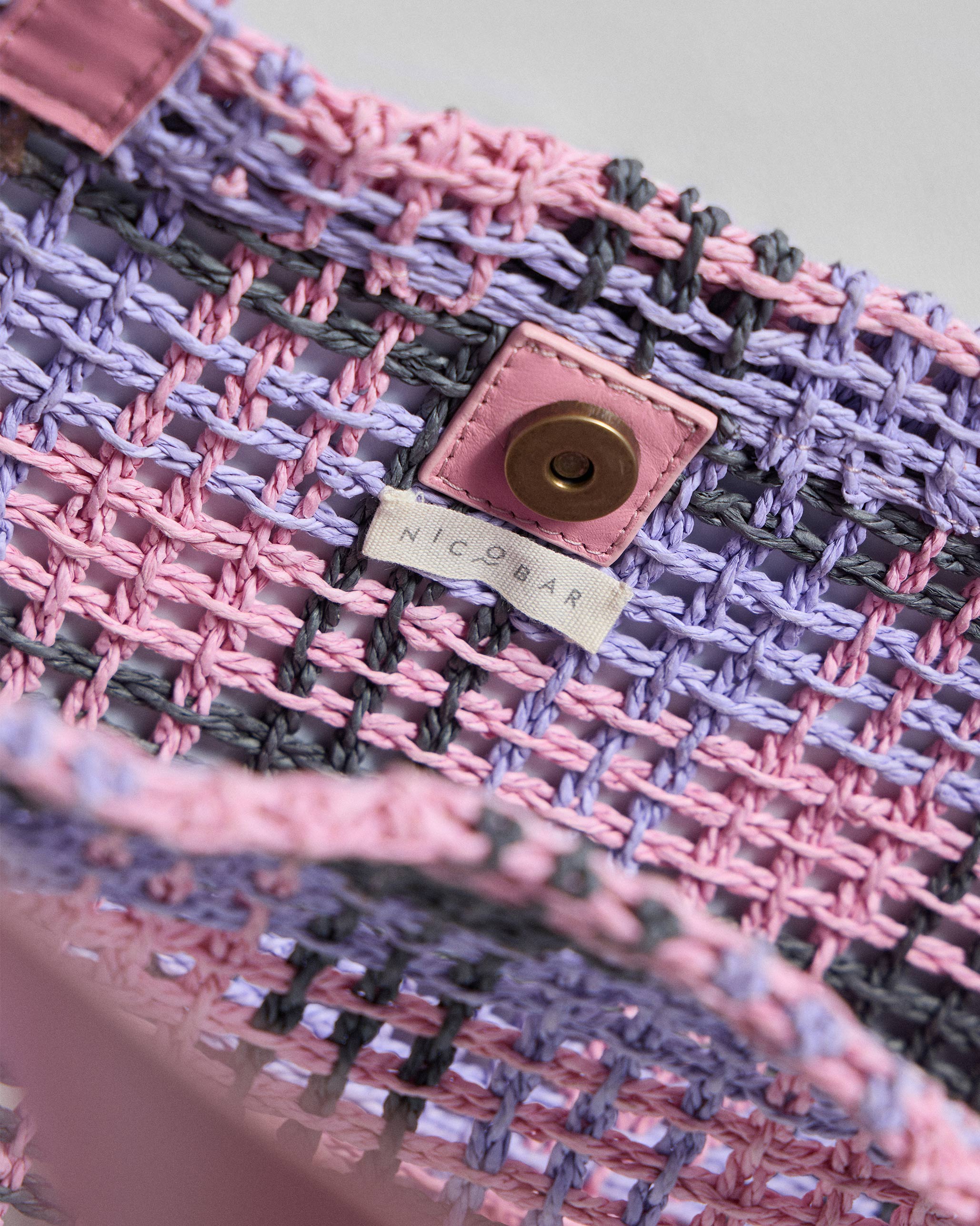 Raffle Woven Tote - Multicolor