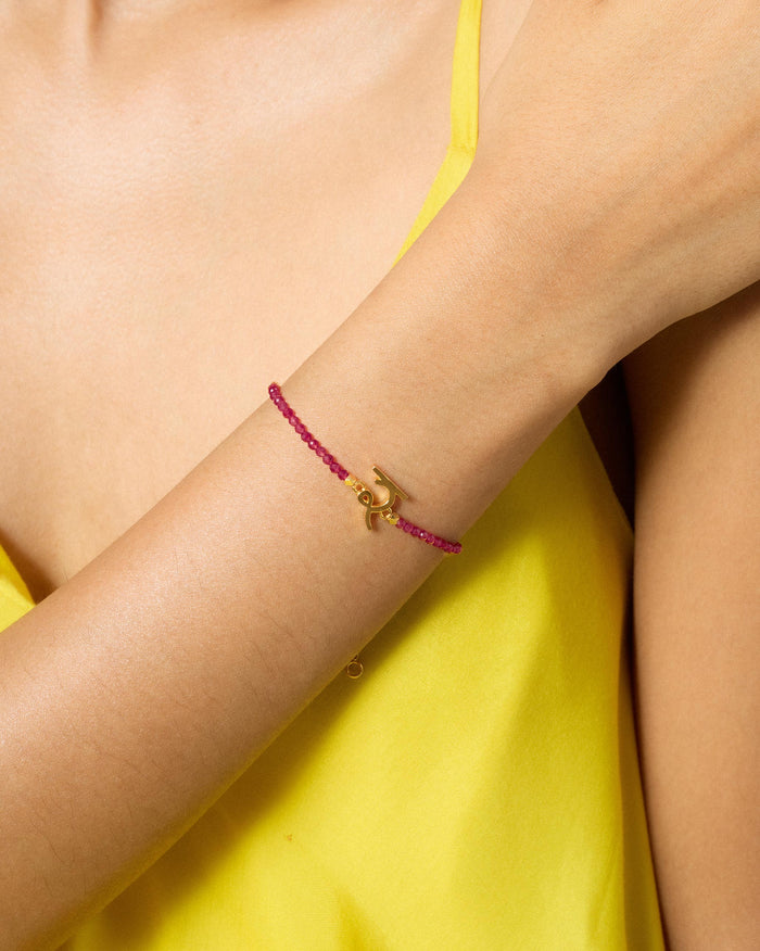Akshar Bracelet (R) - Gold
