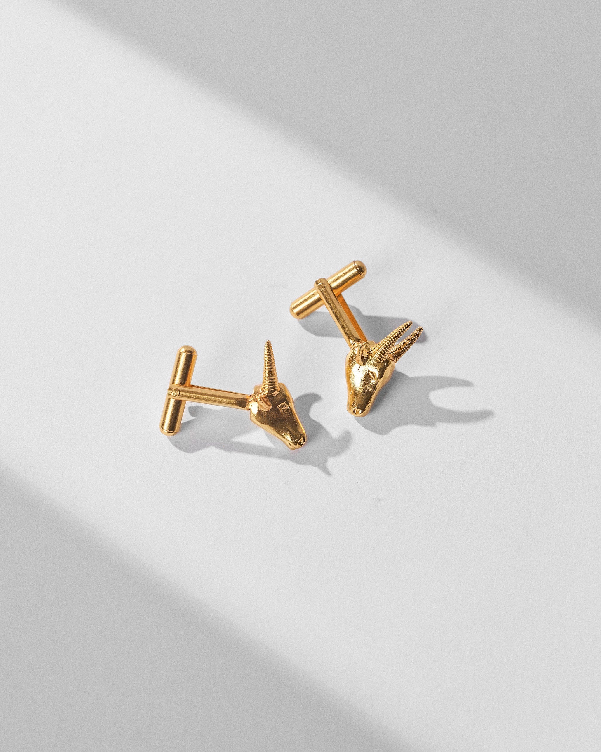 Bull Cufflinks - Gold
