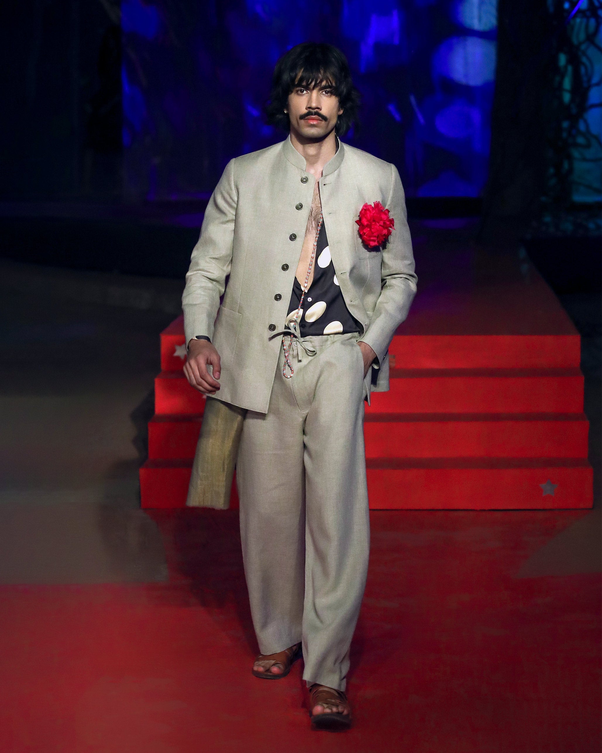 Tahr Bandhgala - Beige