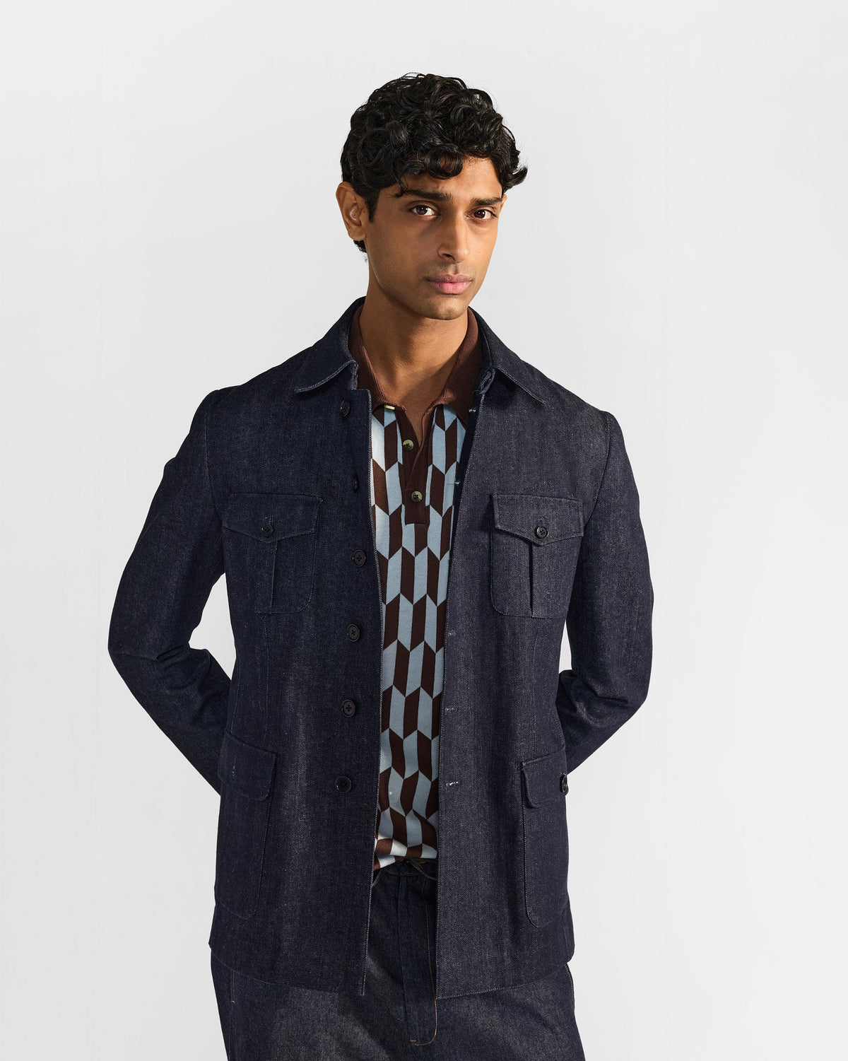 Ibex Travel Jacket - Denim