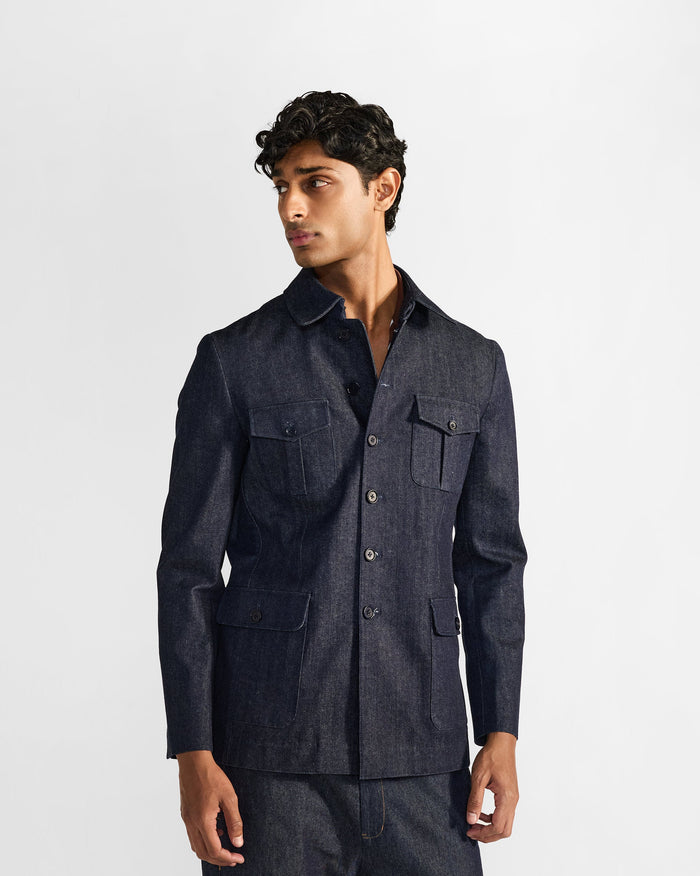 Ibex Travel Jacket - Denim