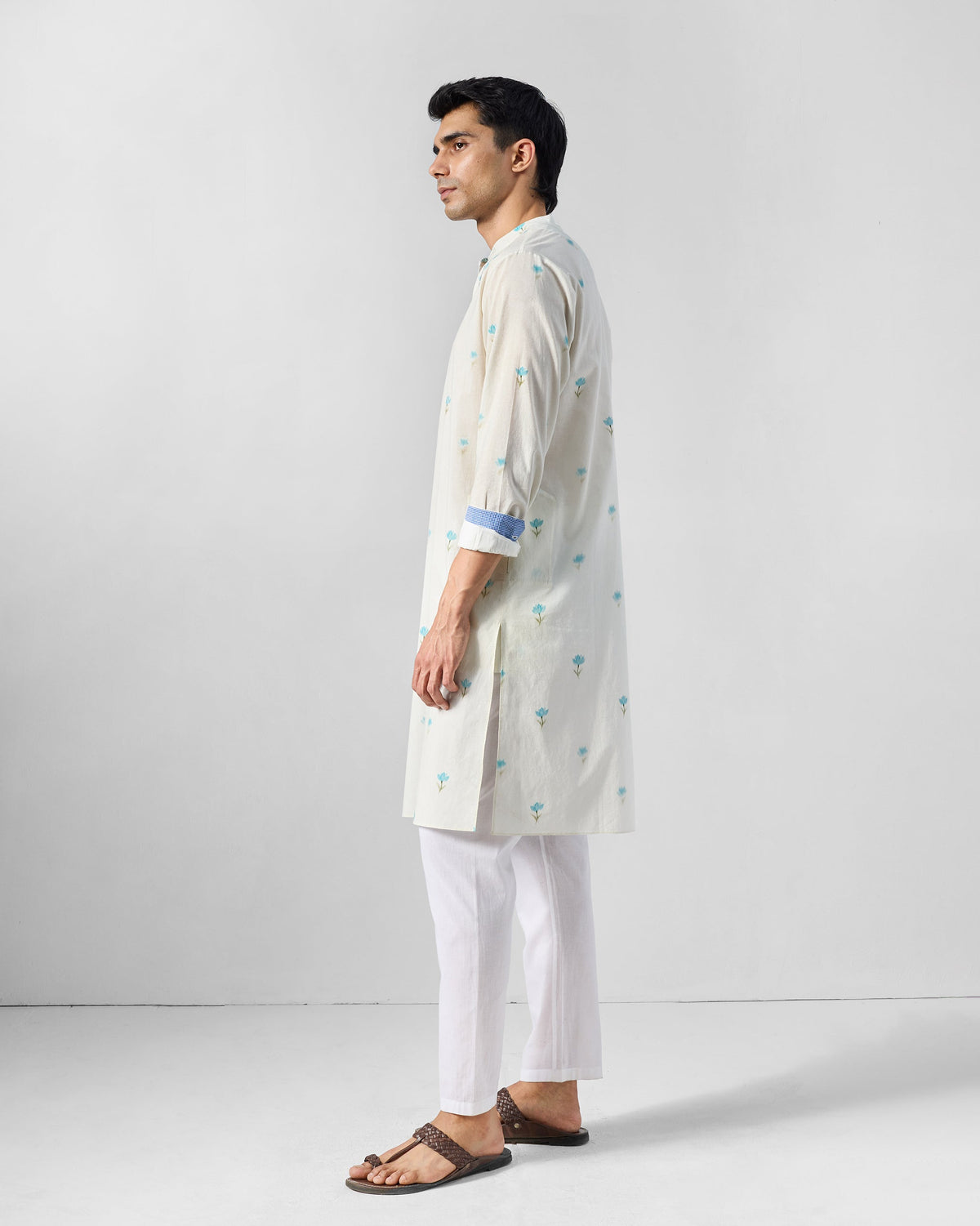 Astral Kurta - Printed Organic Cotton Voile Relaxed Fit