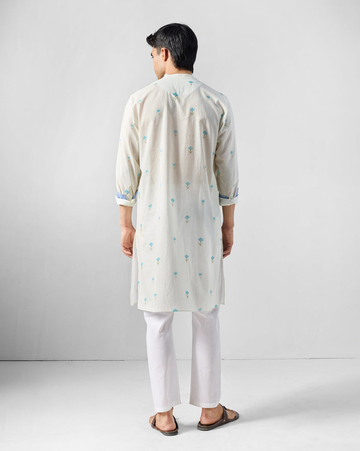 Astral Kurta - Printed Organic Cotton Voile Relaxed Fit