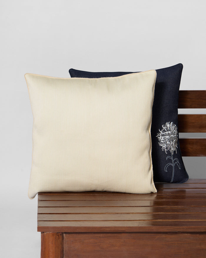 Nilgiri Champaca Pintuck Cushion