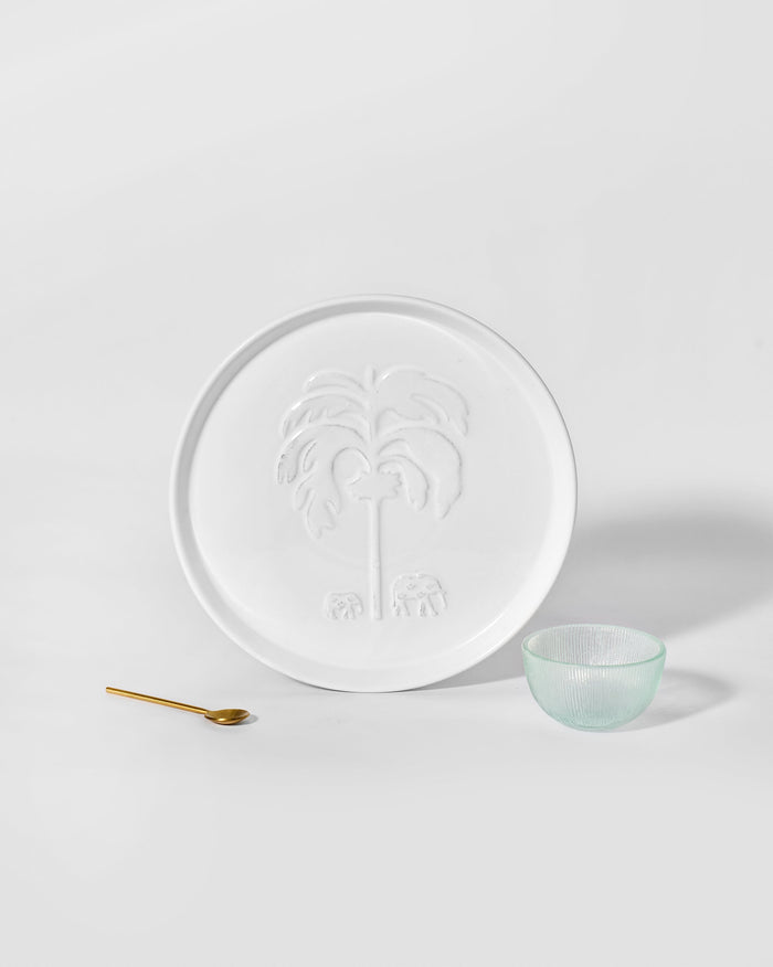 Ele Palm Chip & Dip Platter