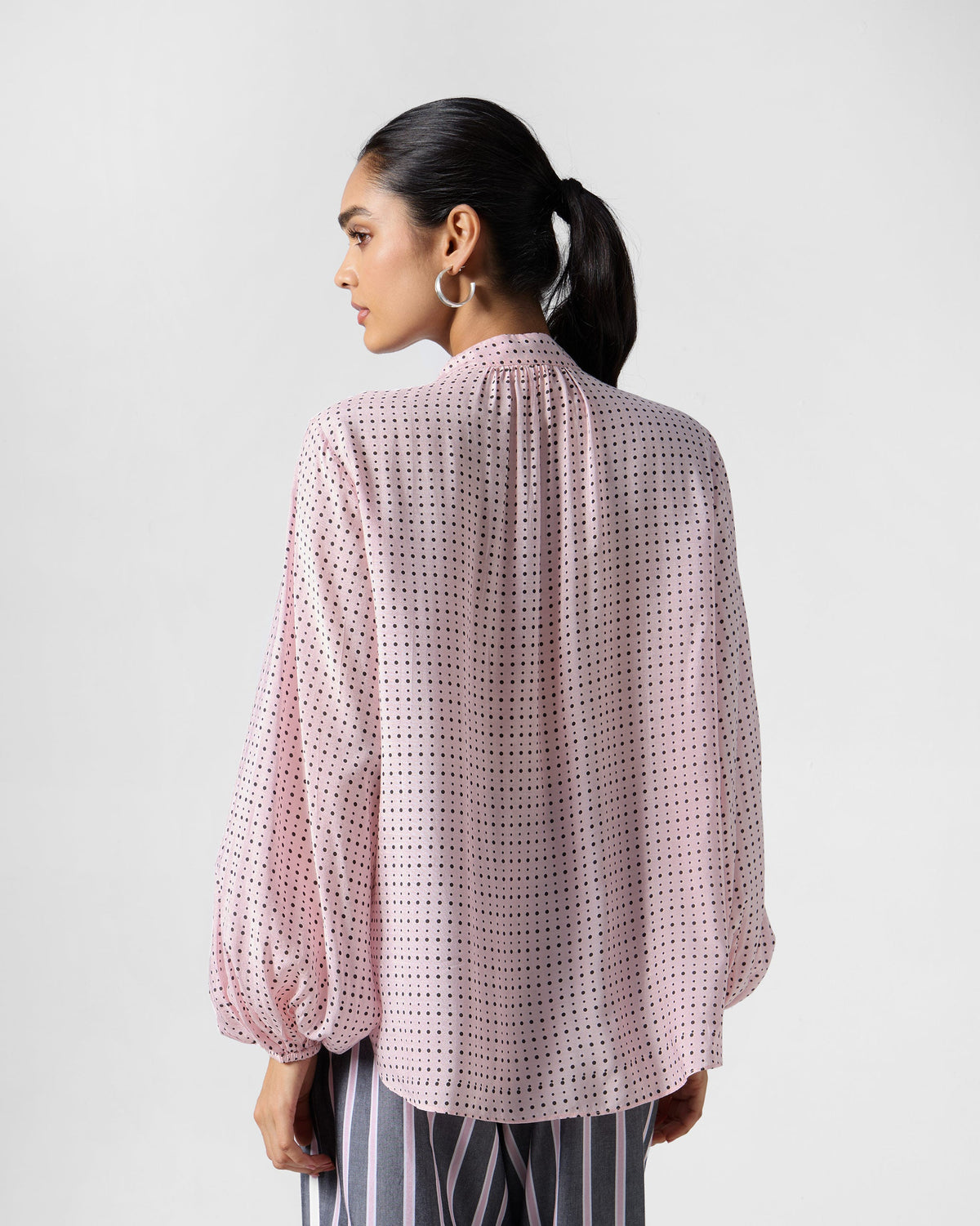 Spring Tie Shirt - Printed Bemberg Tailored Fit
