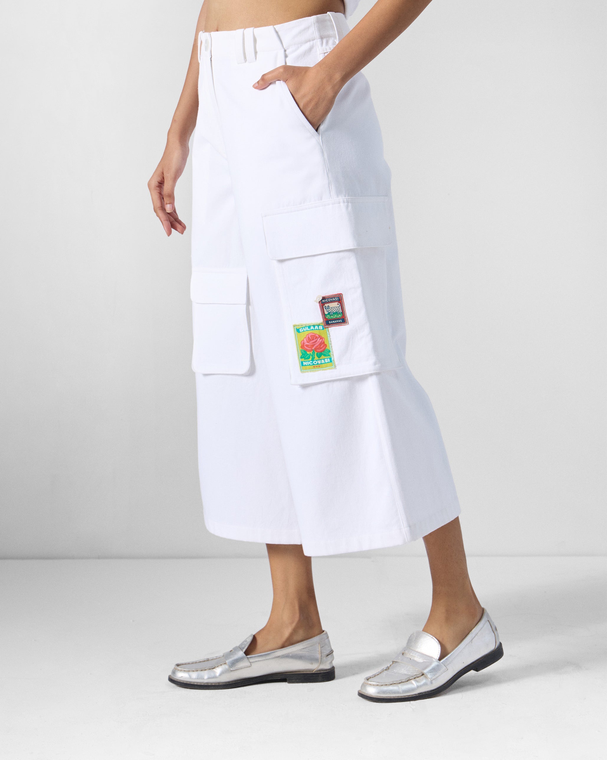 Ella Culottes - White